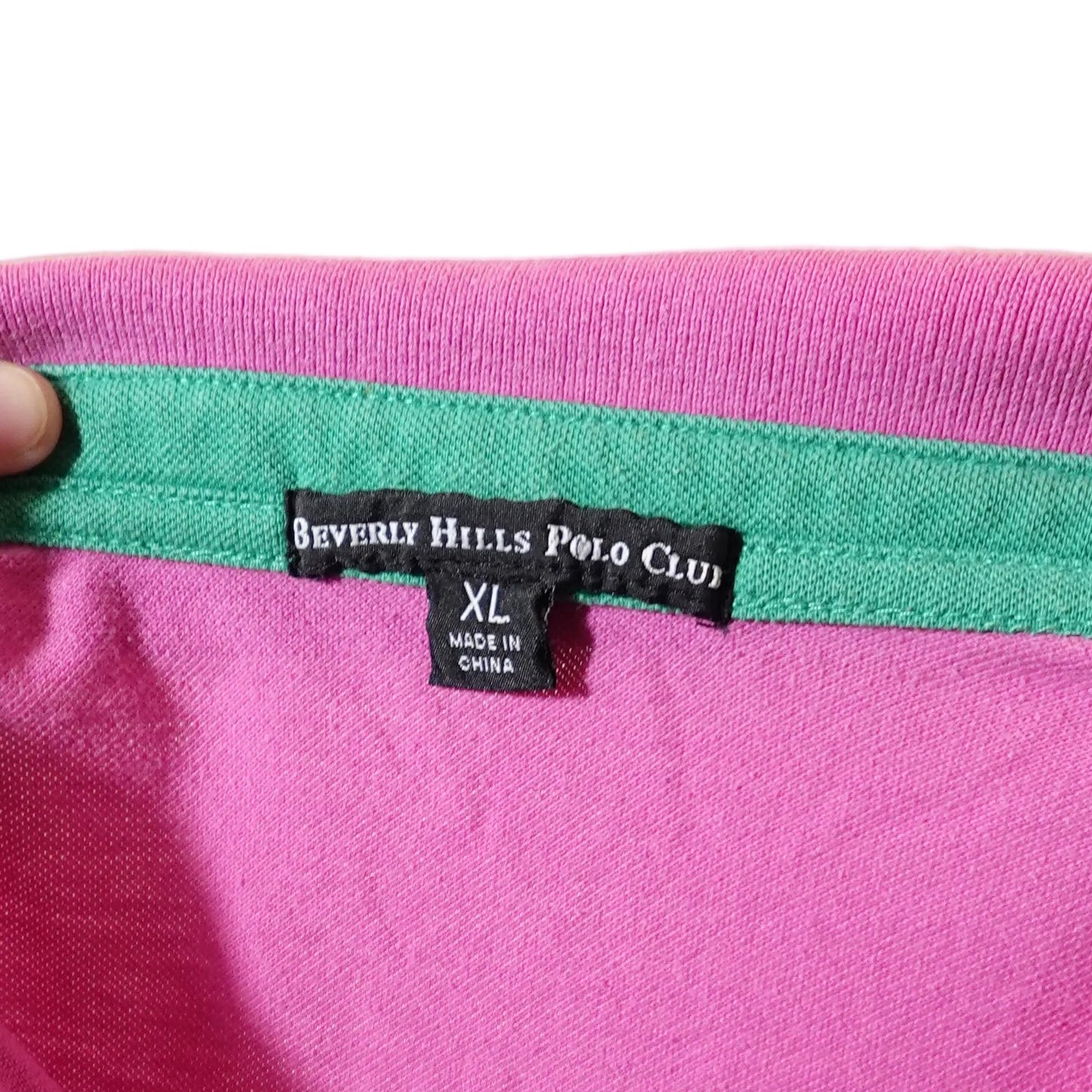 Pink Beverly Hills Polo Club Polo Shirt