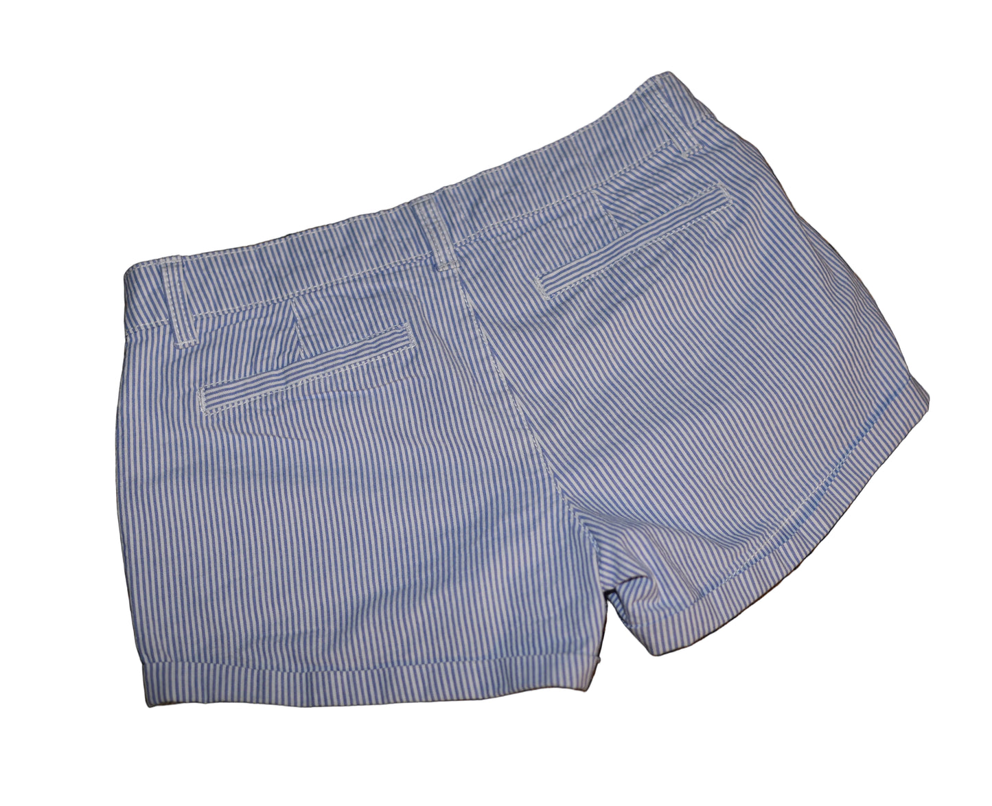 Old Money Striped Mini Low Rise Shorts-1