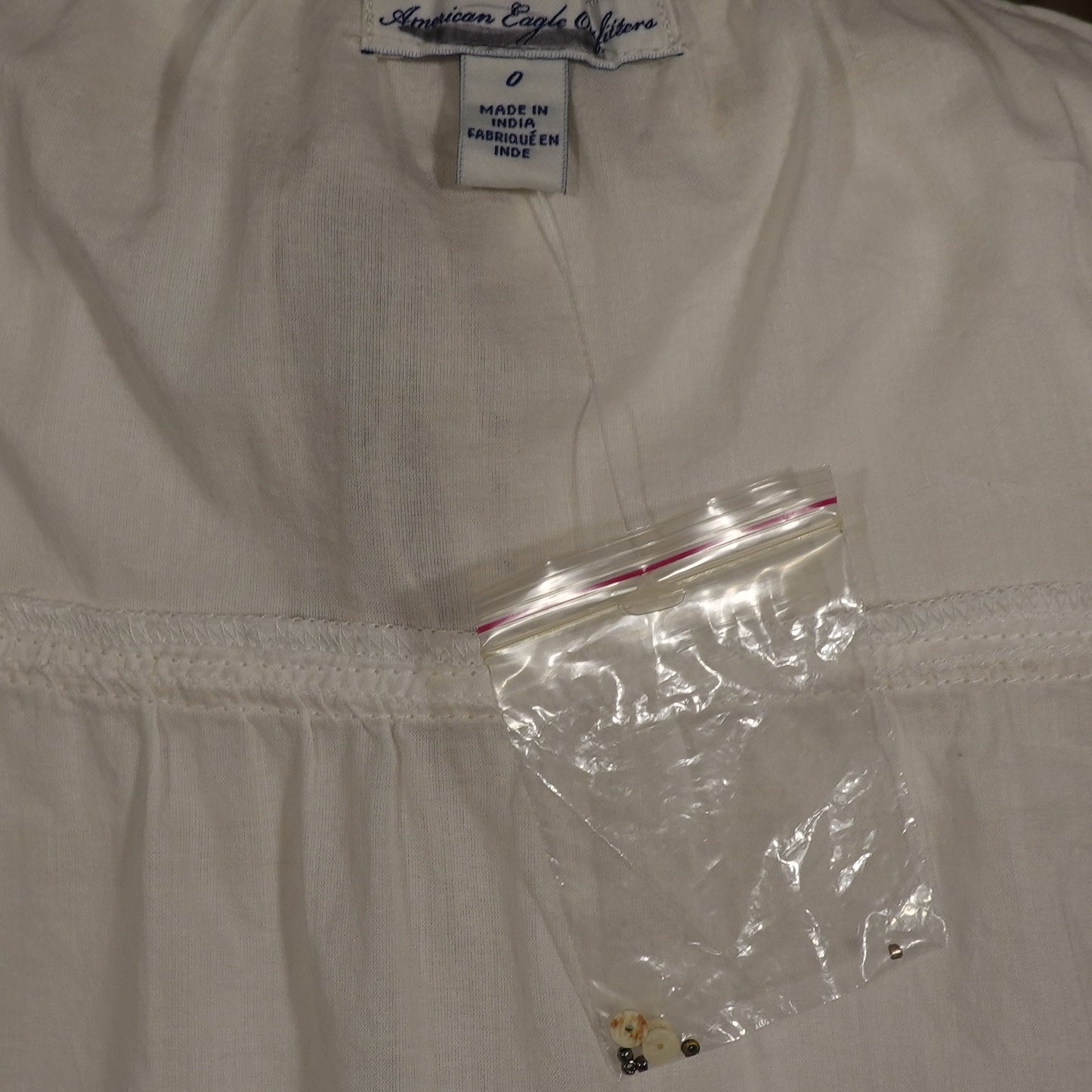 American Eagle Cream Babydoll Cami (0)