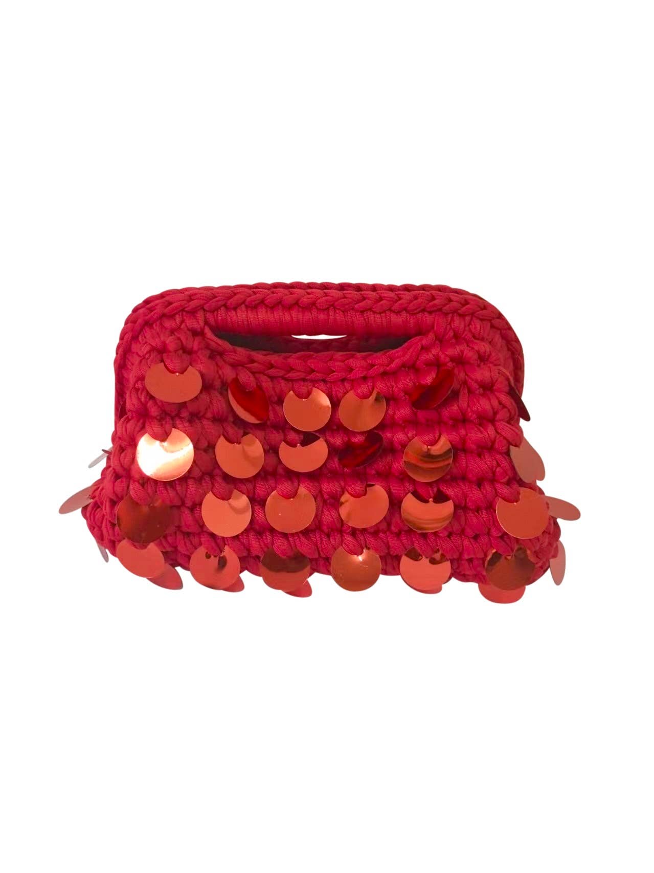 PREORDER Tropez Woven Bag - Red