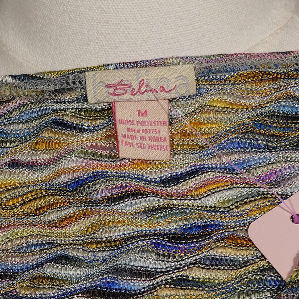 Pastel Static Wave Tank-M
