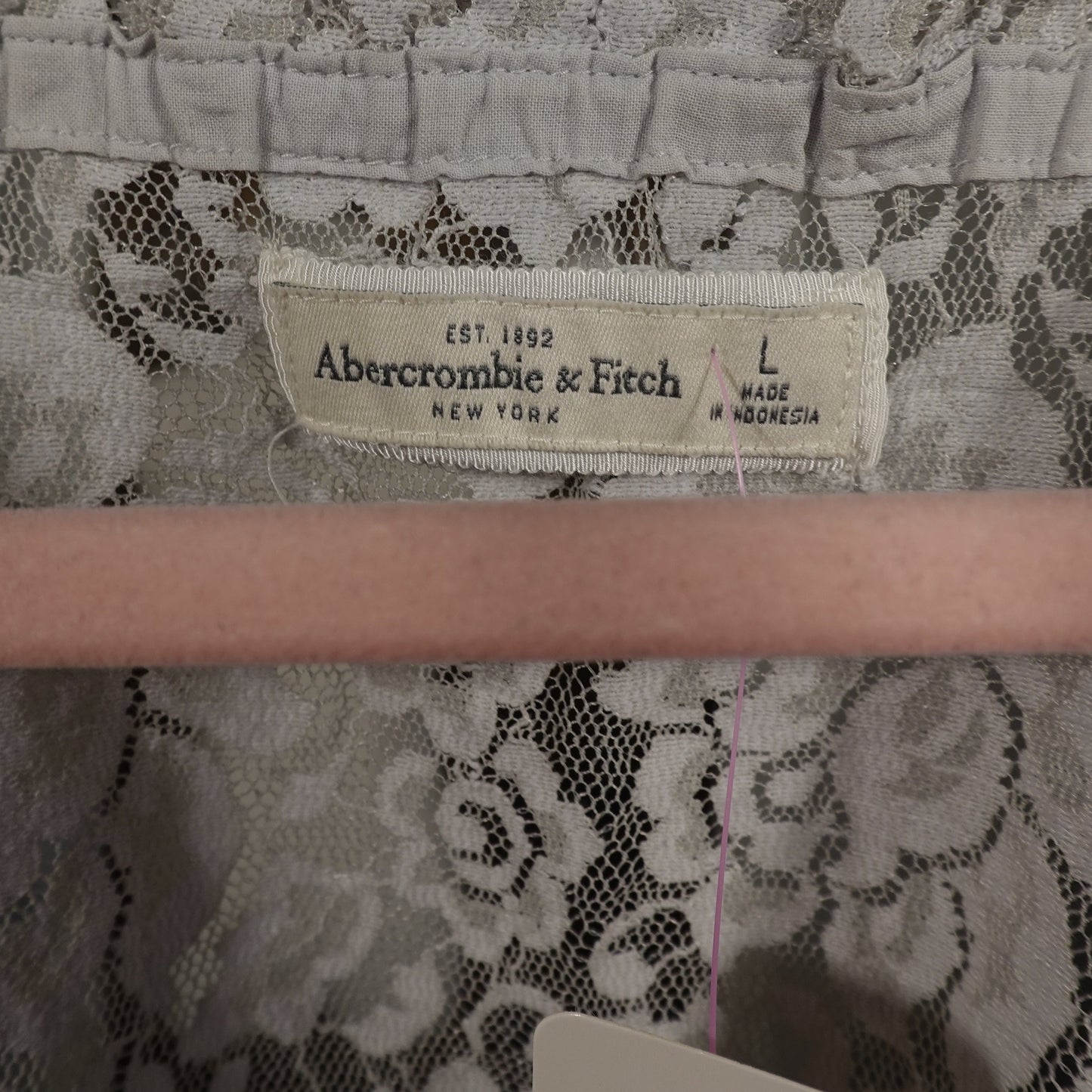 Abercrombie & Fitch Lace Babydoll Cami (Size L)