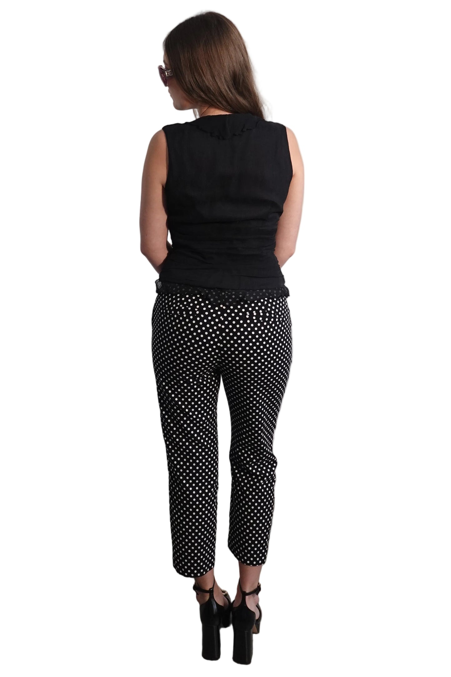Polka Dot Capri Pants