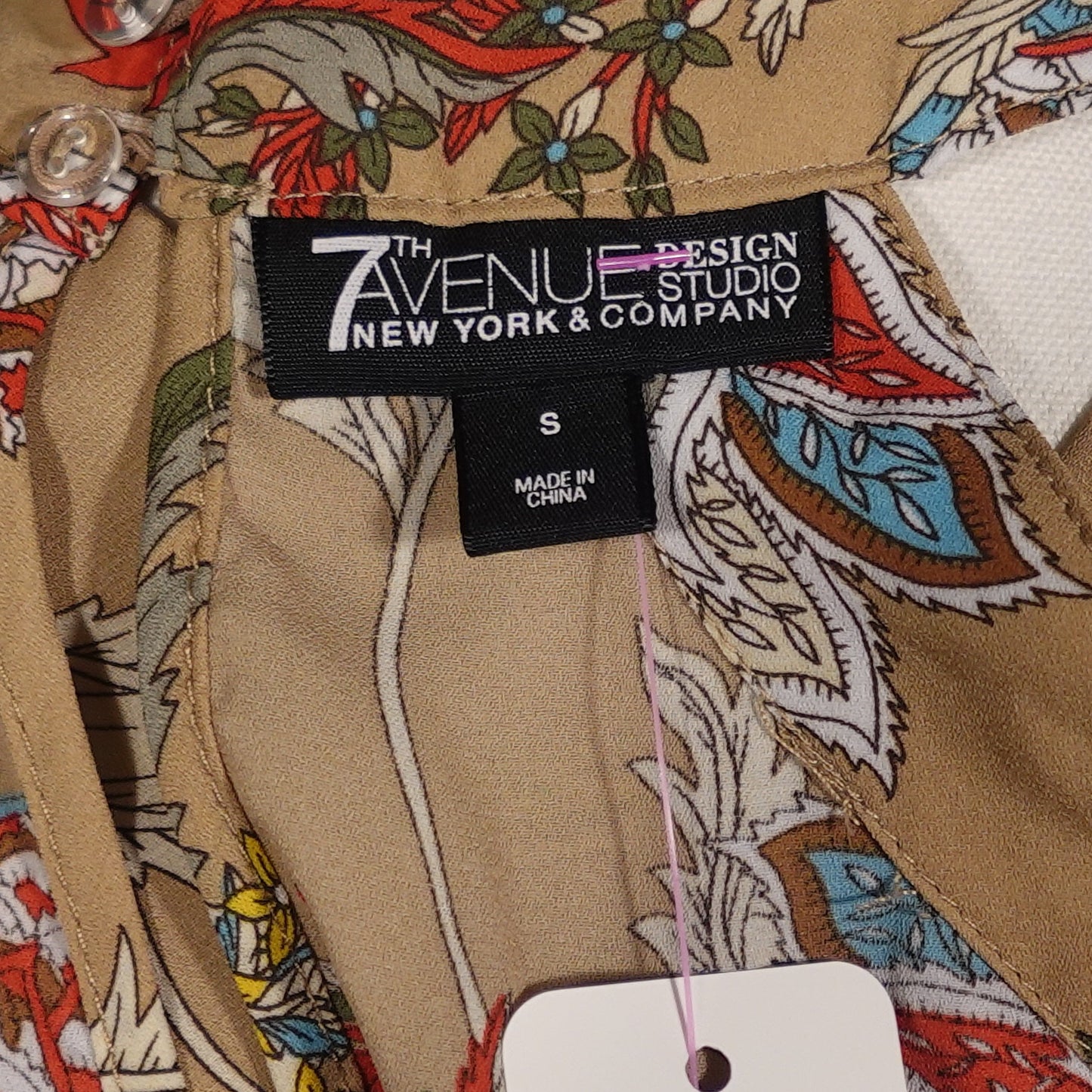 7th Avenue Paisley Halter Blouse-S