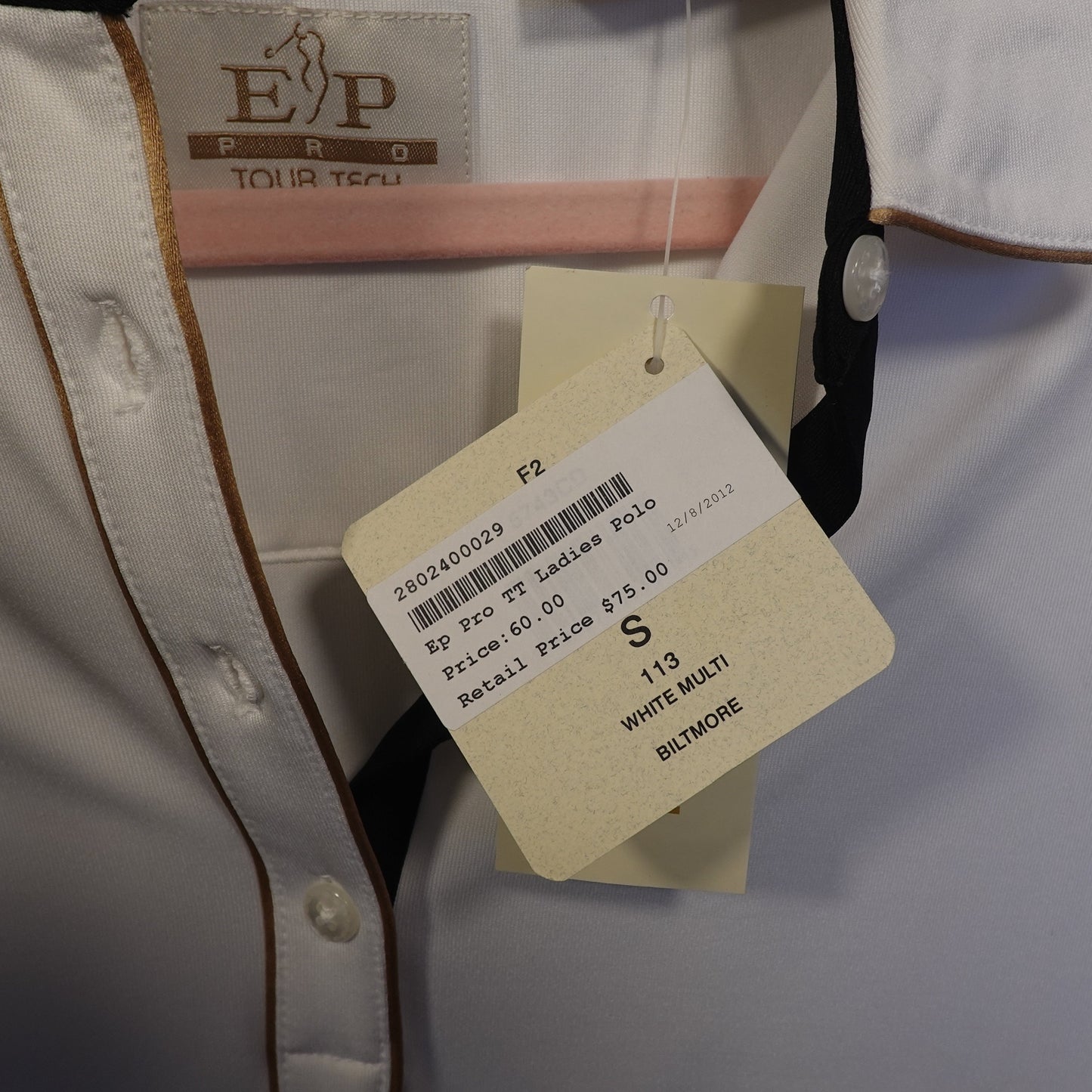 Vintage EP Pro Tour Tech Contrast Trim Polo-S