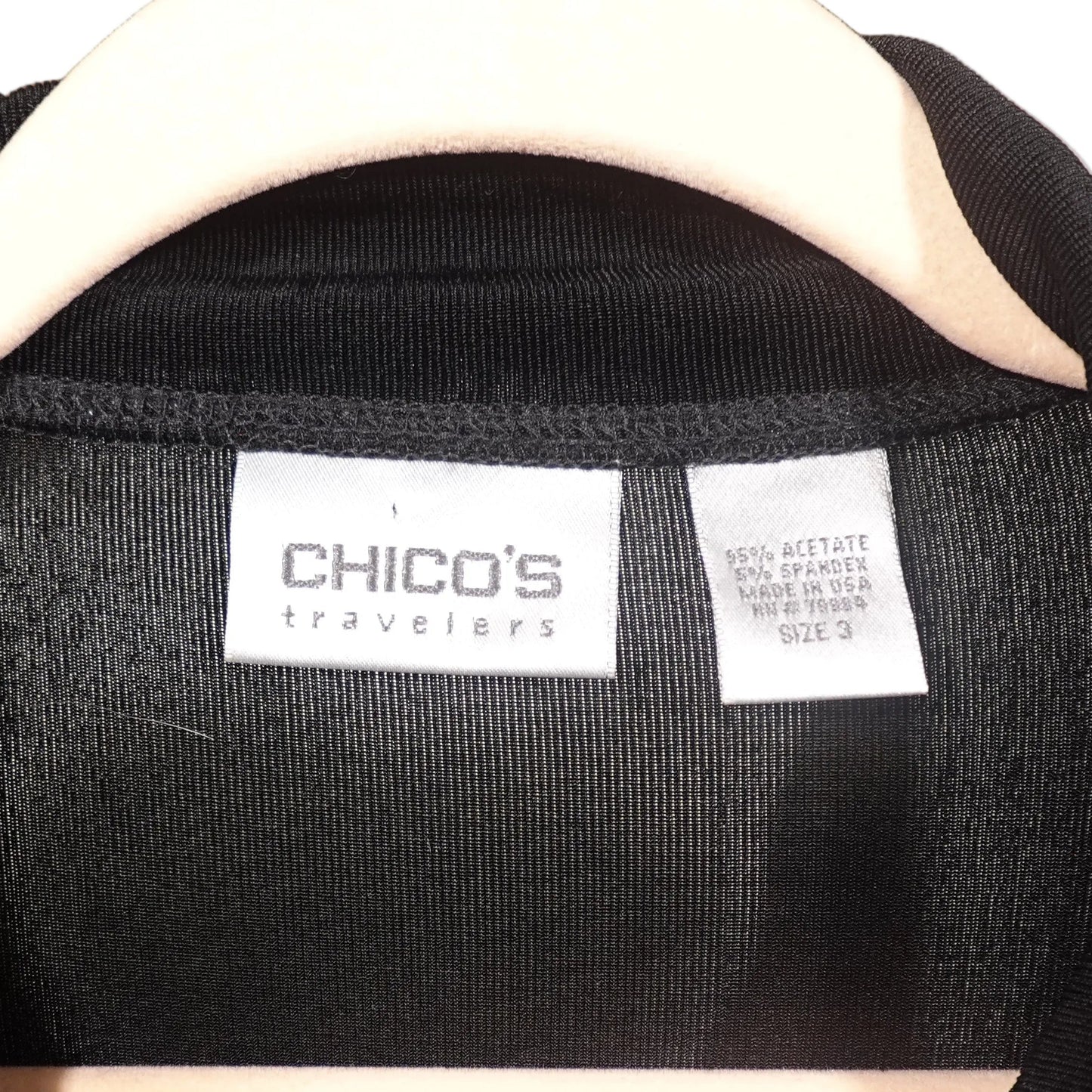 Chico’s Travelers Embellished Zip Tank –XL