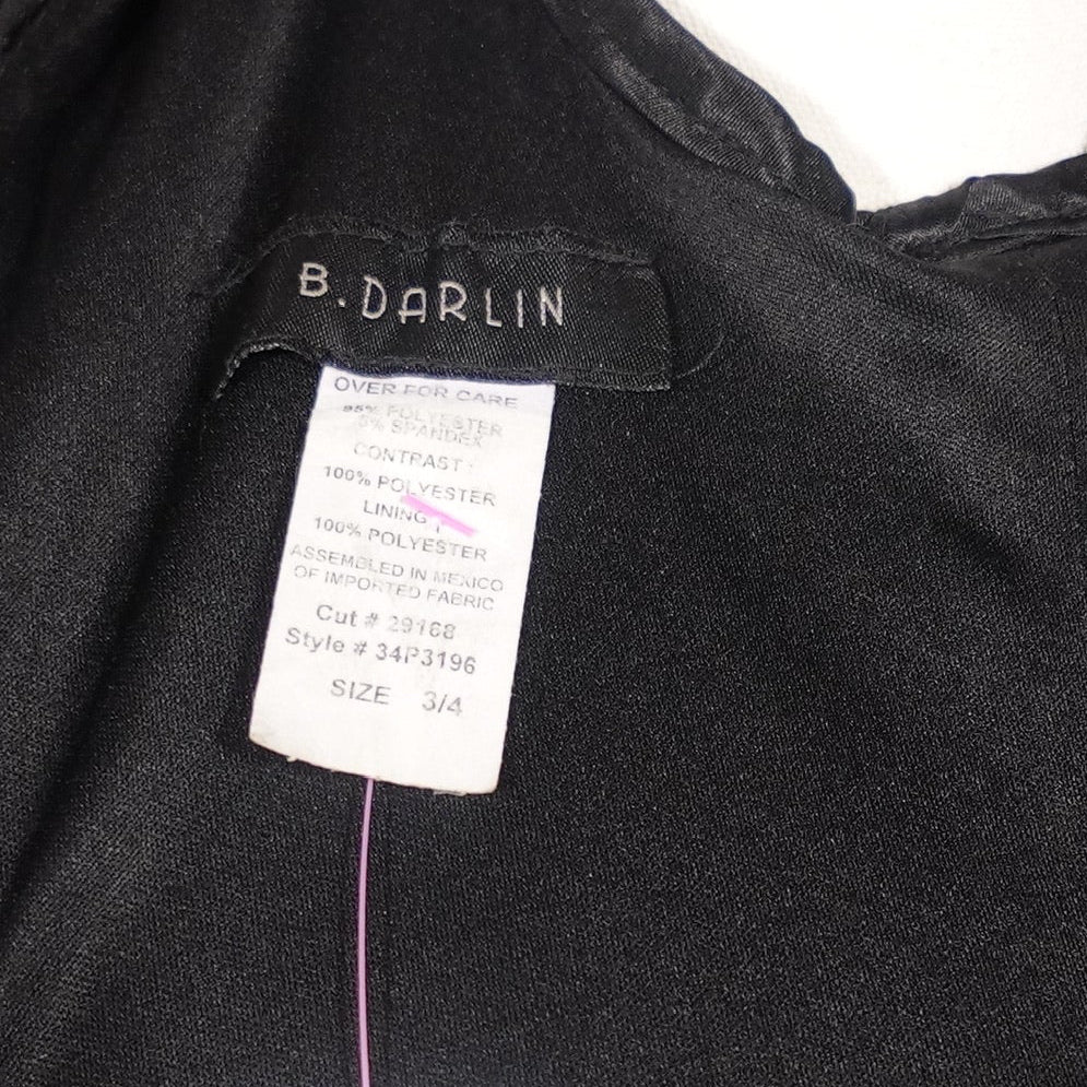 B. Darlin Black Sequin Fit & Flare Dress (3/4)