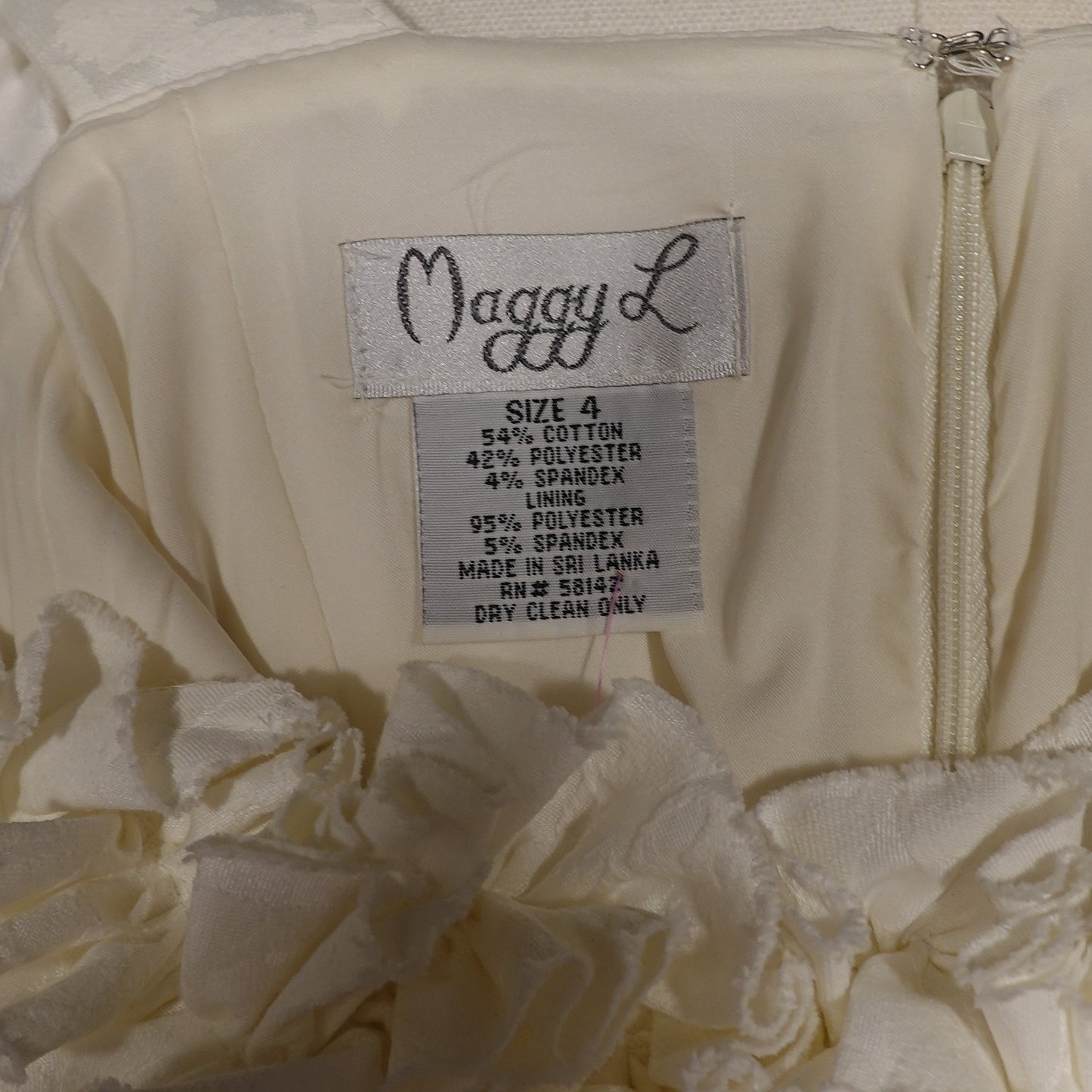 Maggy L Ivory Garden Party Midi Dress-4