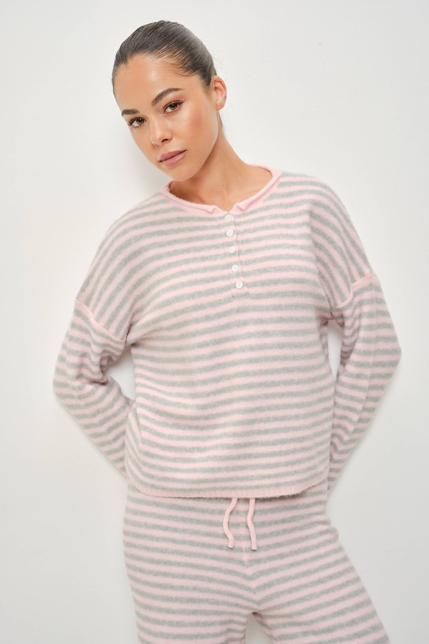 PREORDER The Sunday Social Striped Sweater