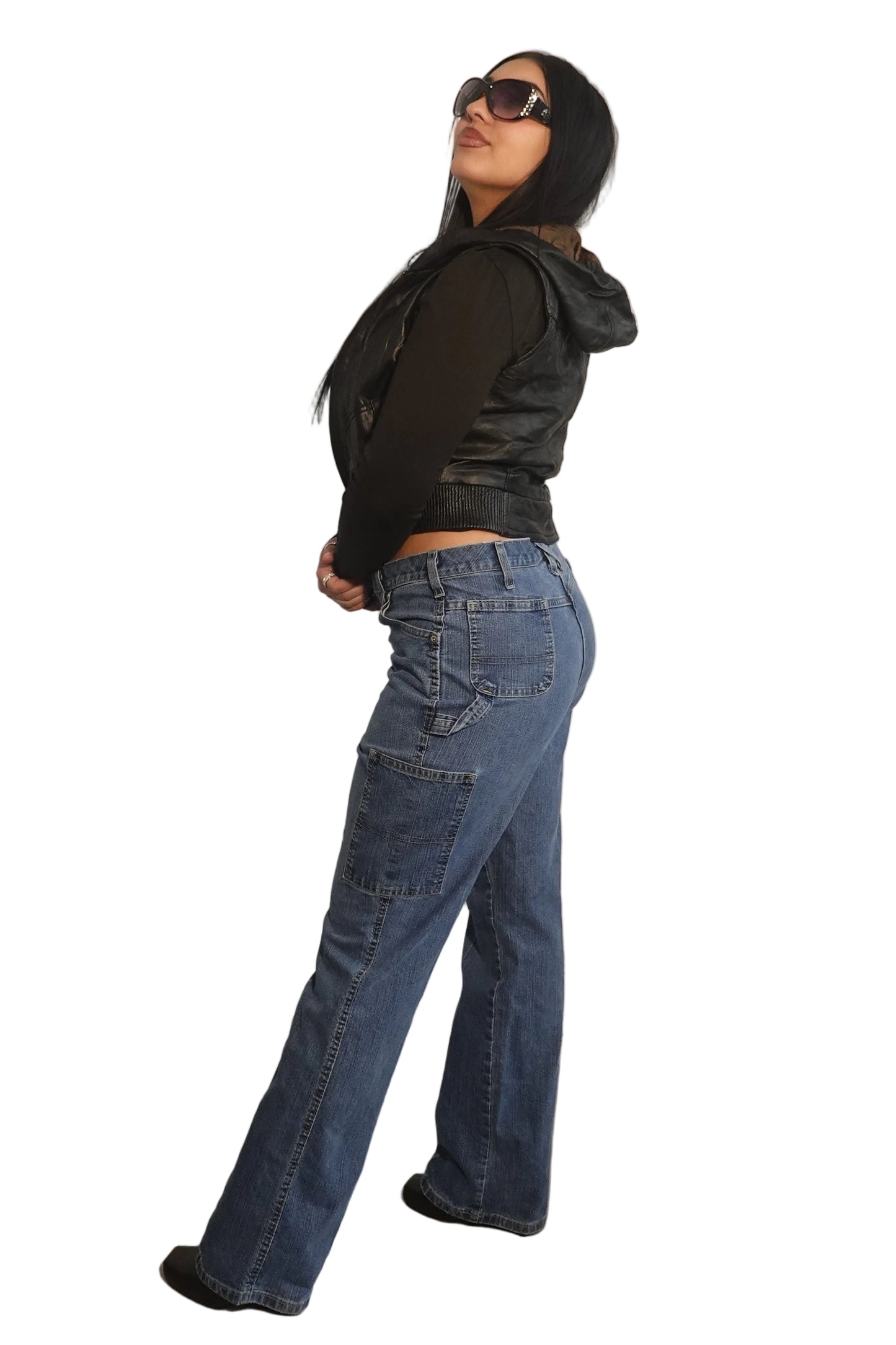 Vintage Dickies Utility Wide-Leg Jeans-14