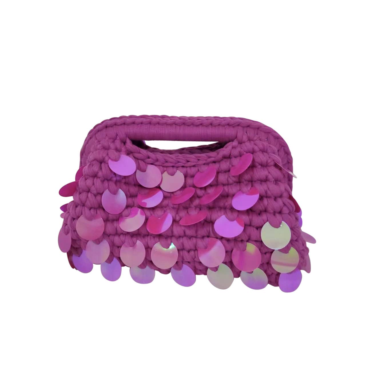 Tropez Woven Bag - Magenta