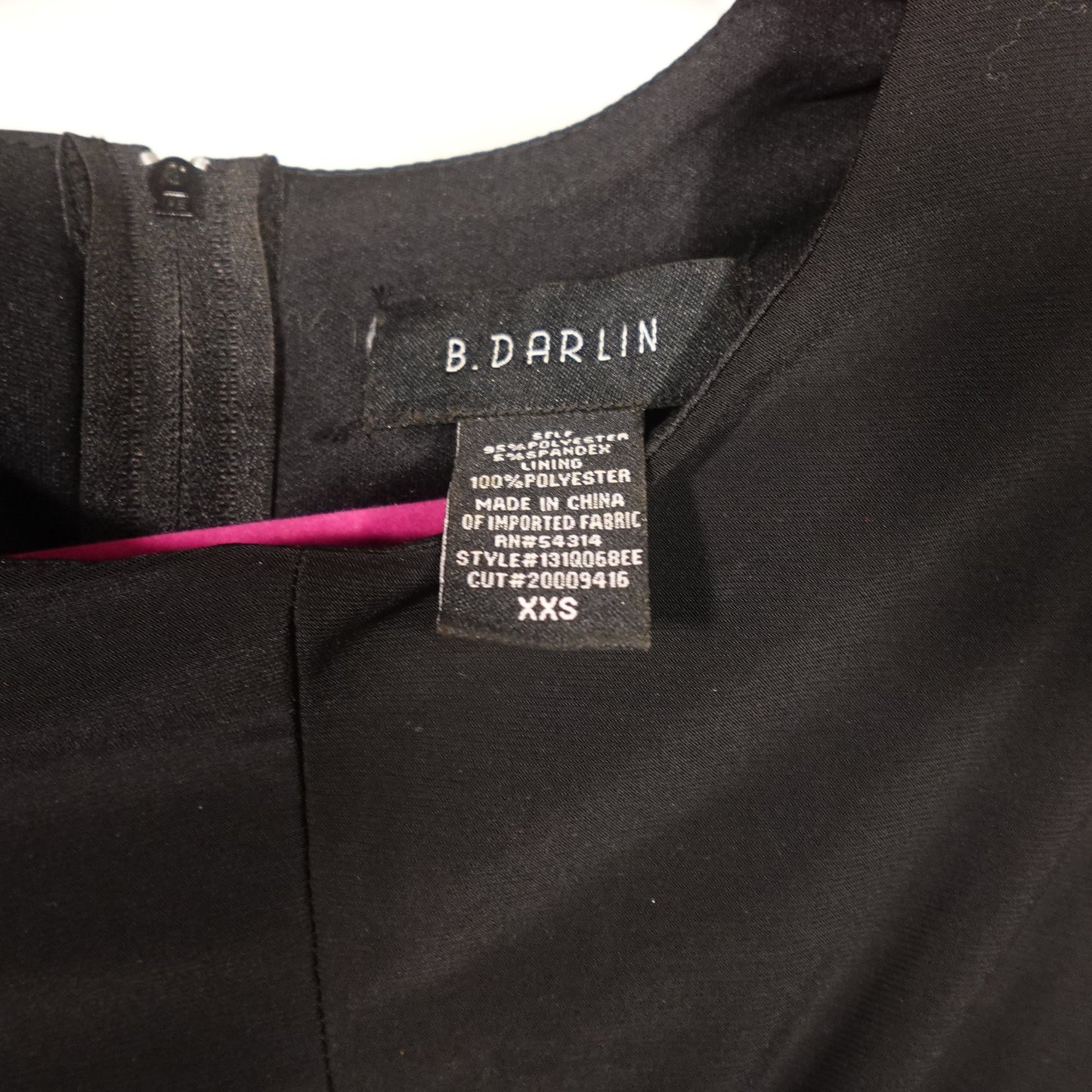 B. Darlin Black Cutout Bodycon Dress (XXS)