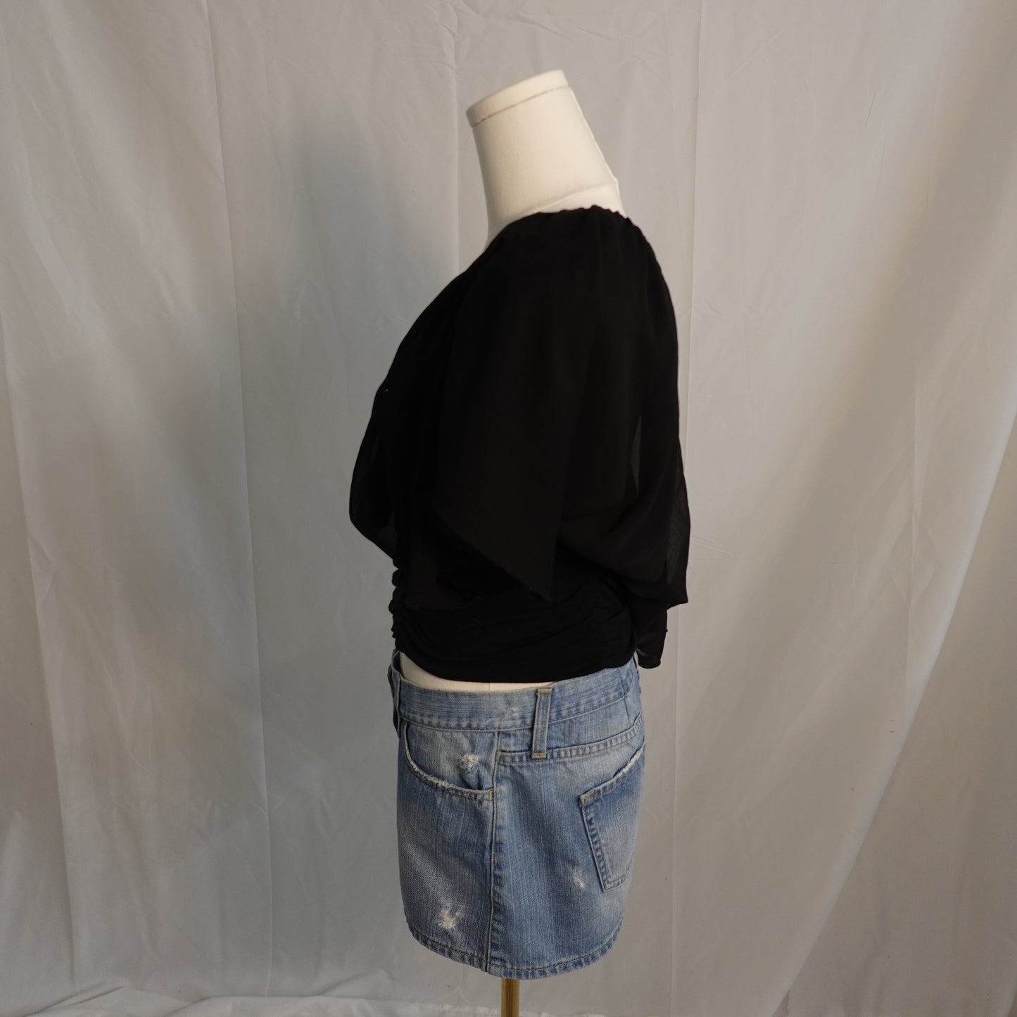 Black Off-the-shoulder Top