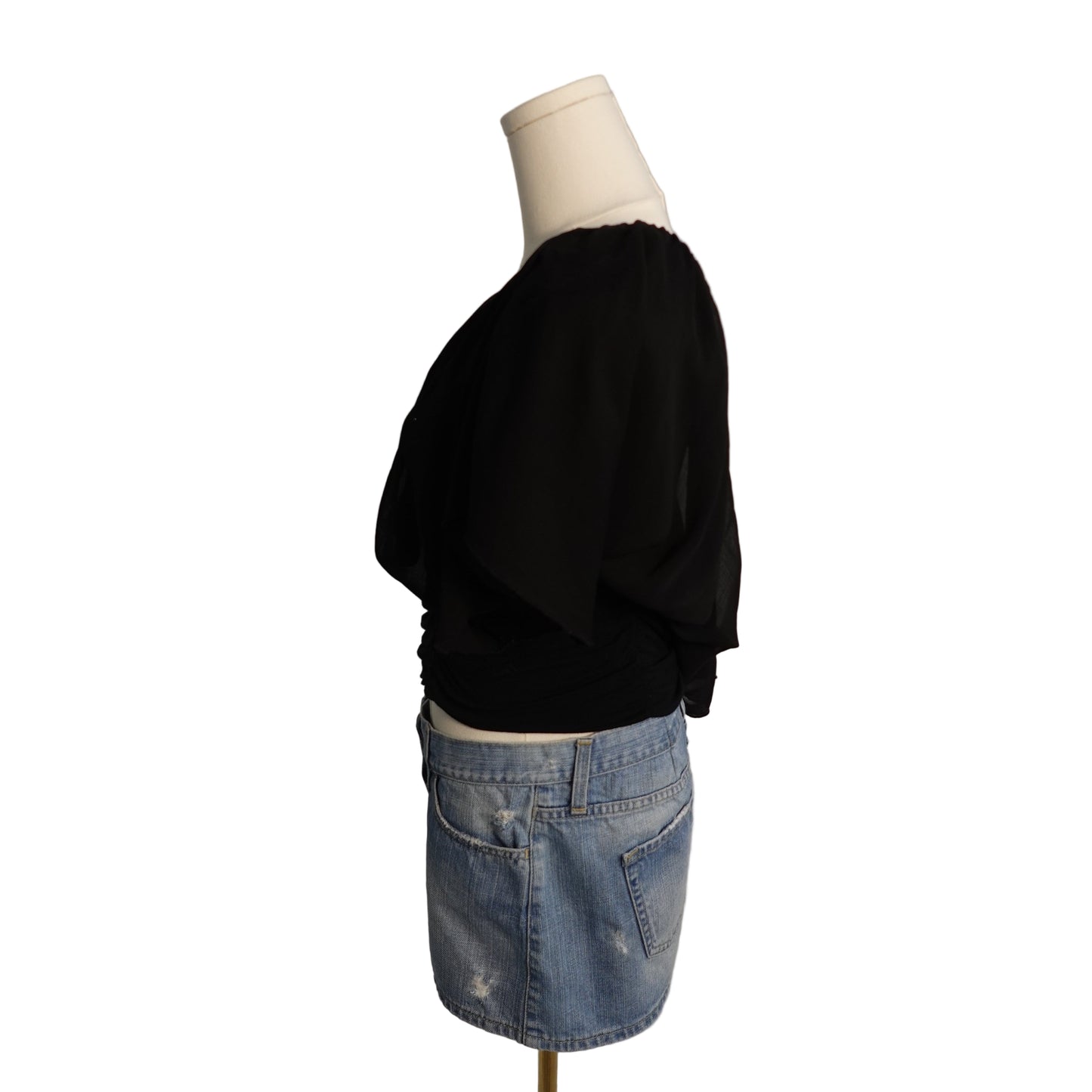 Black Off-the-shoulder Top
