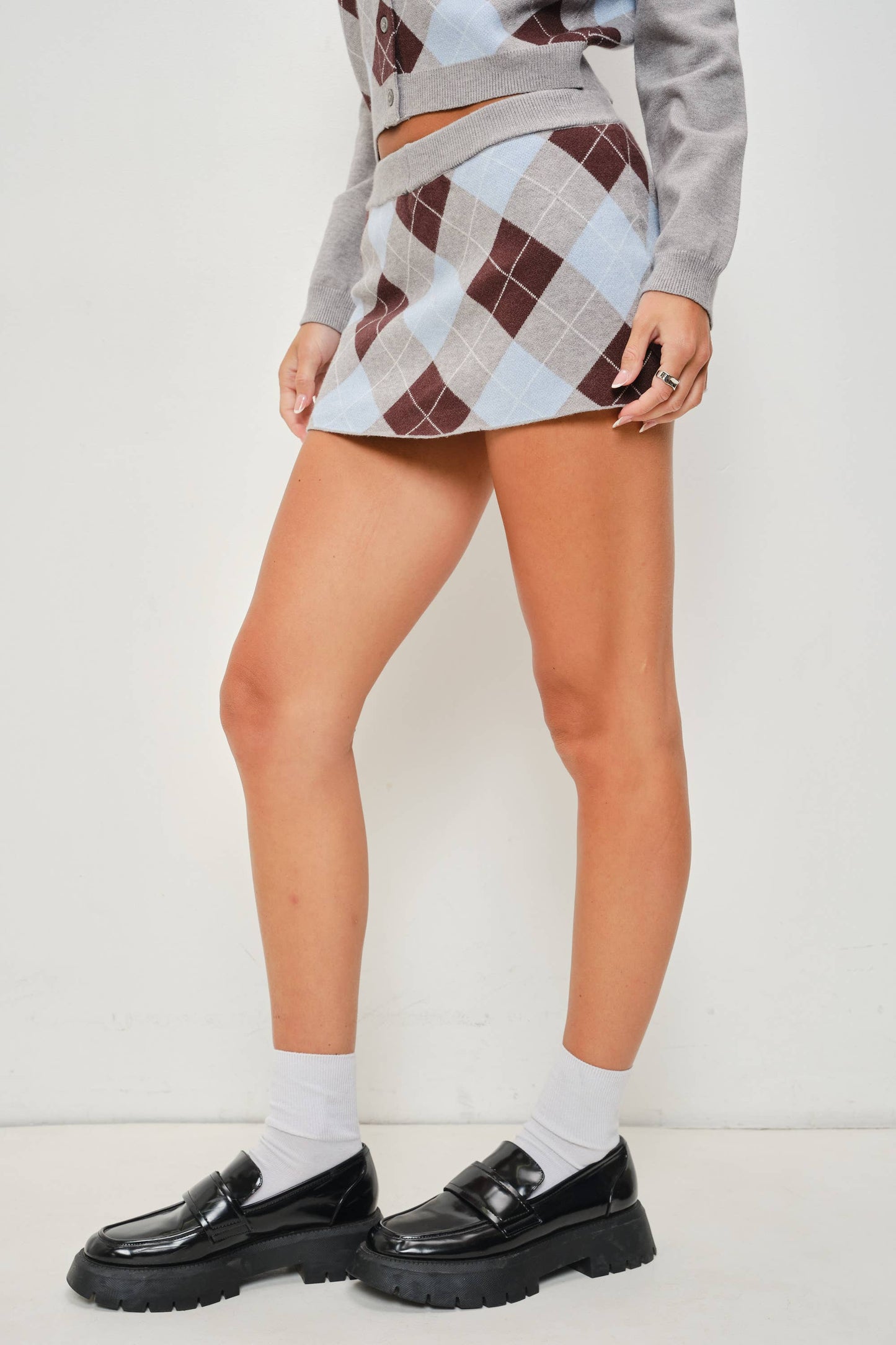 PREORDER Pippa Argyle Mini Skort