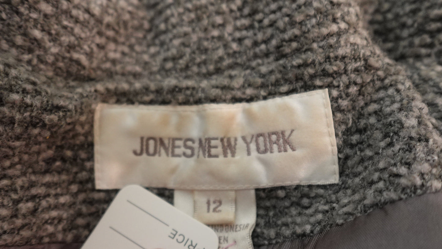 Jones New York Grey Coat-12