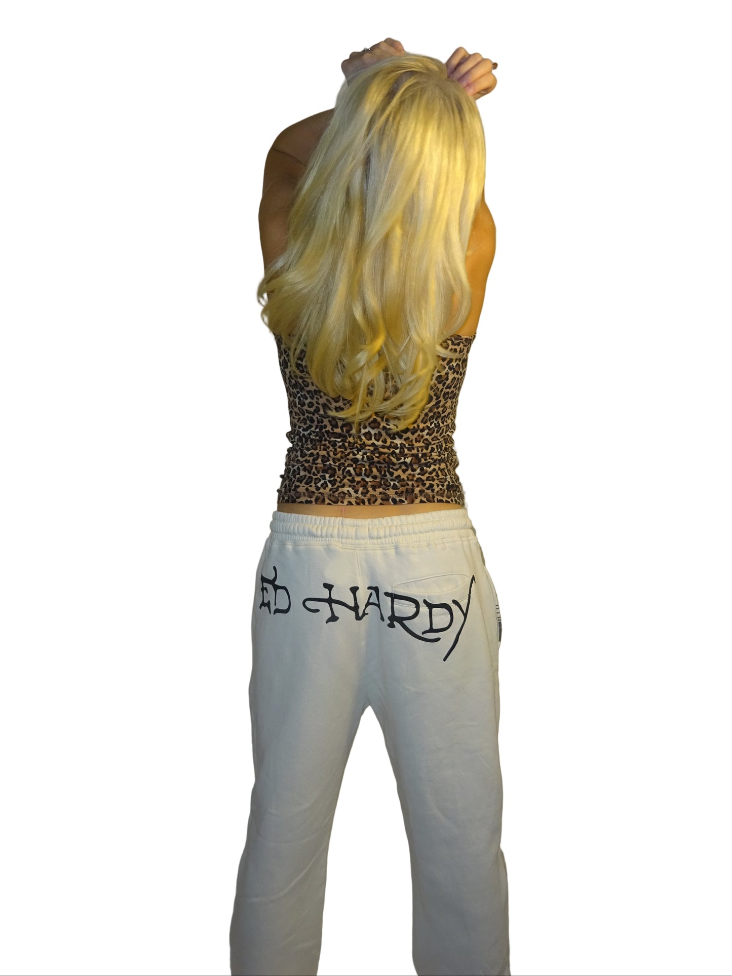Ed Hardy Off-White Sweatpants
