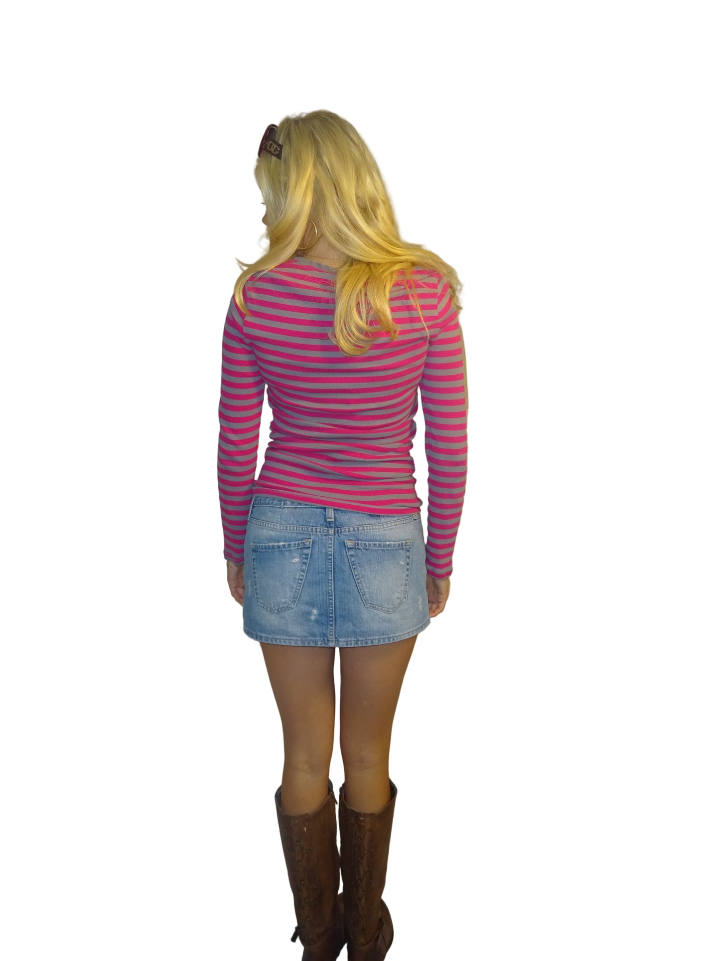 Pink Striped Long Sleeve