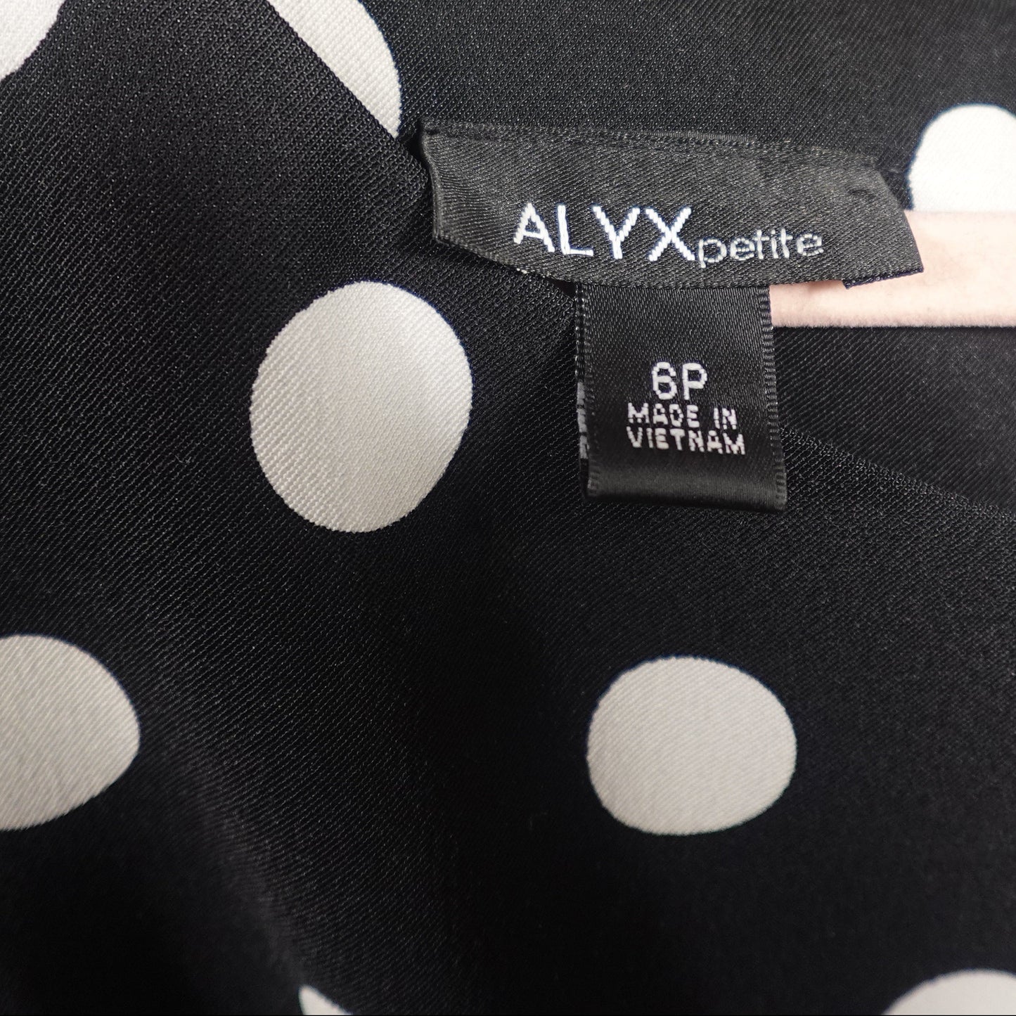 Alyx Limited Retro Black and White Polka Dot Sleeveless Dress-6