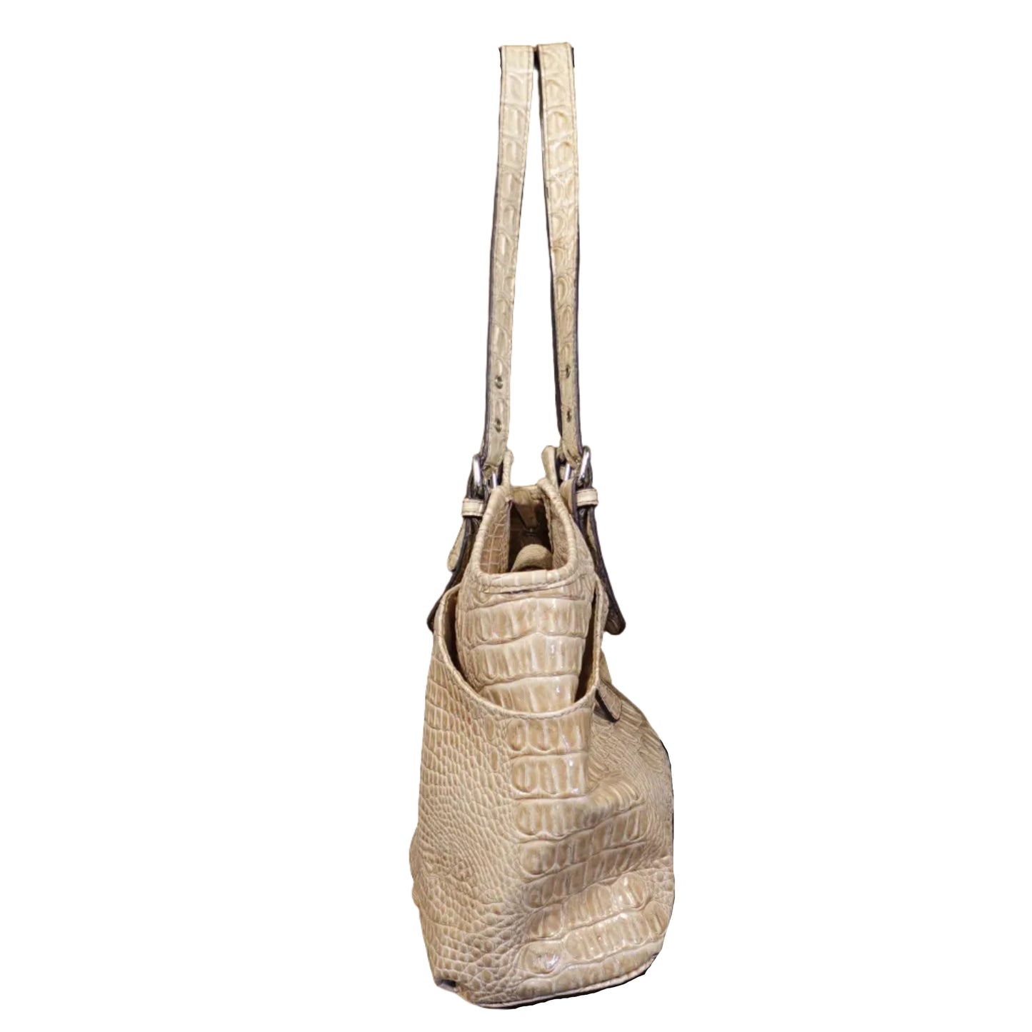 Nicole by Nicole Miller Croc-Embossed Shoulder Tote