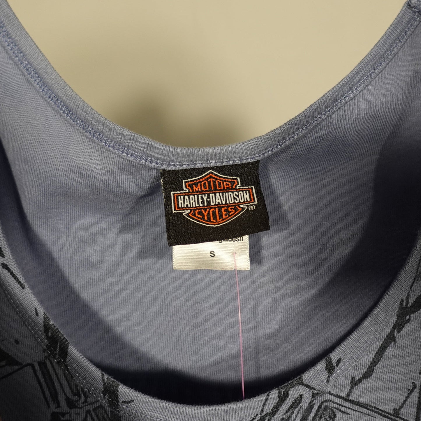 Harley Davidson Steel Blue Tank Top-S