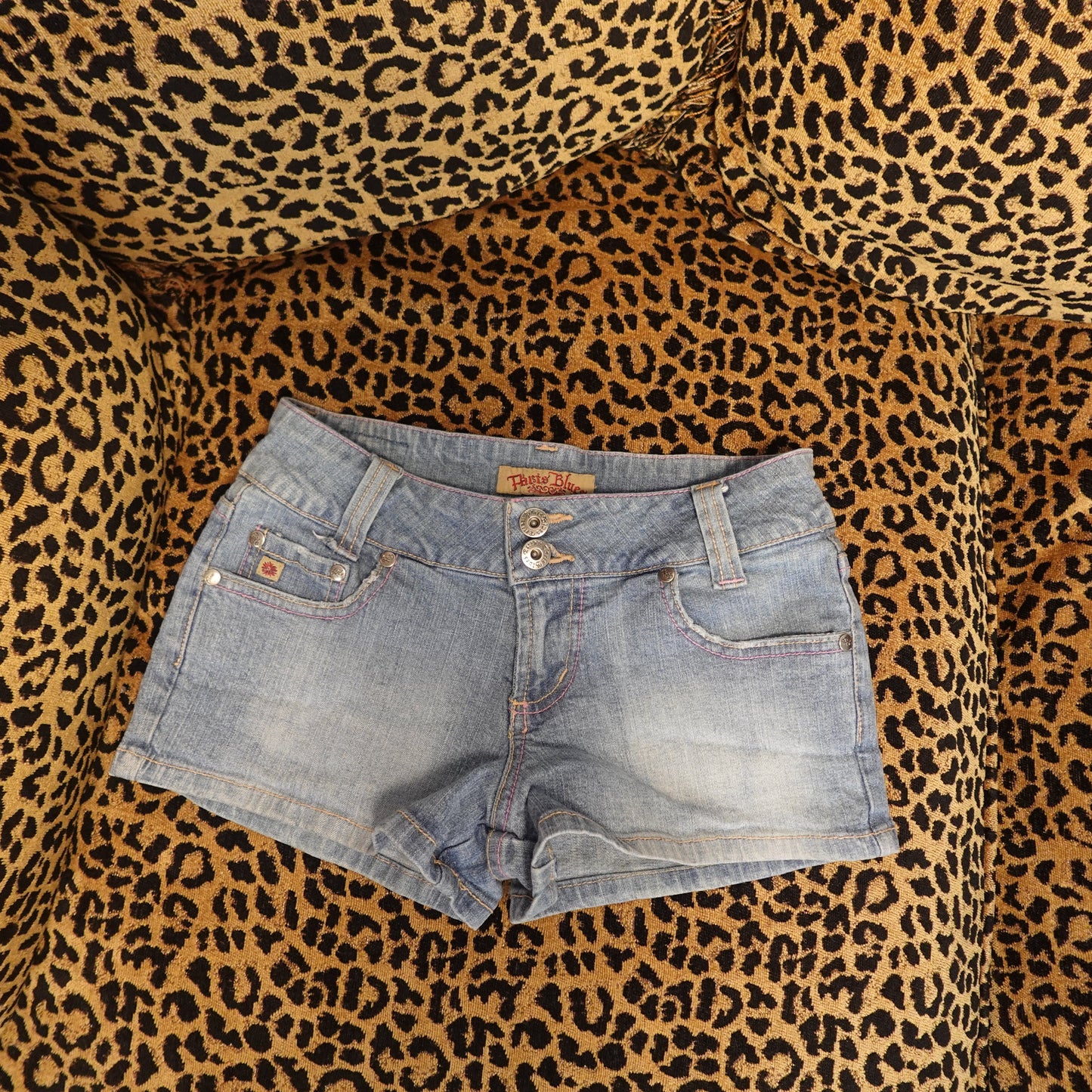 Paris Blues Mini Denim Shorts