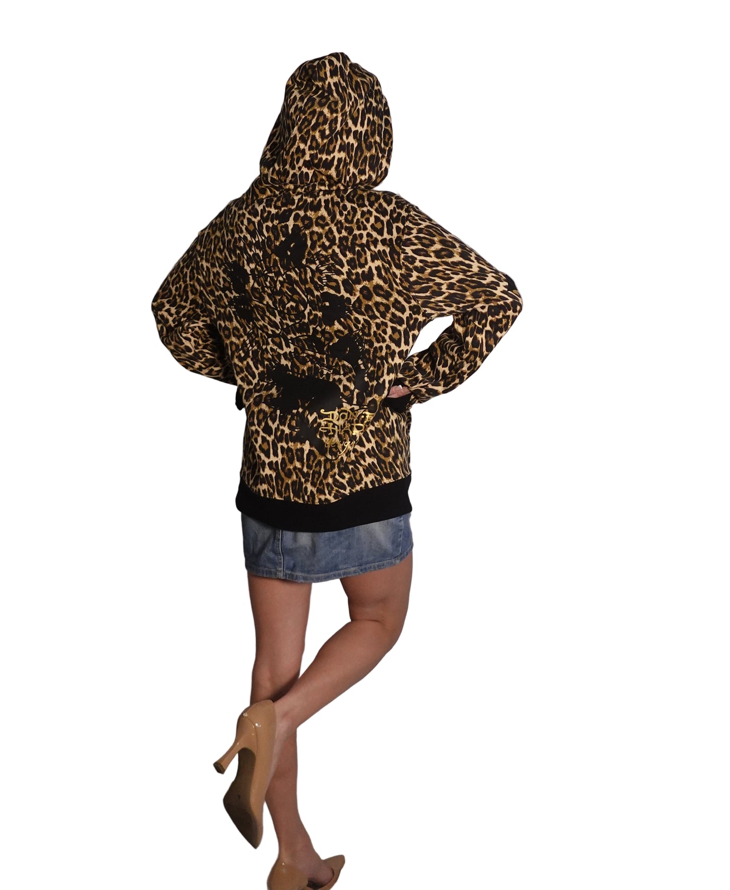 Ed Hardy Cheetah Oversized Jacket