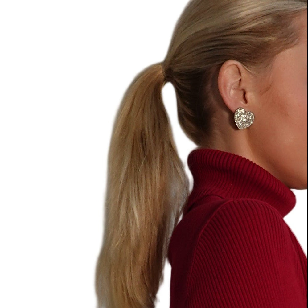 Heart Diamond Earrings