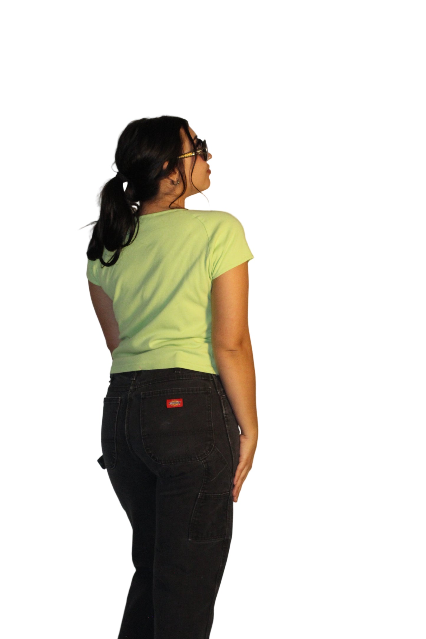 “I ❤️ BEER” Vintage Green Tee