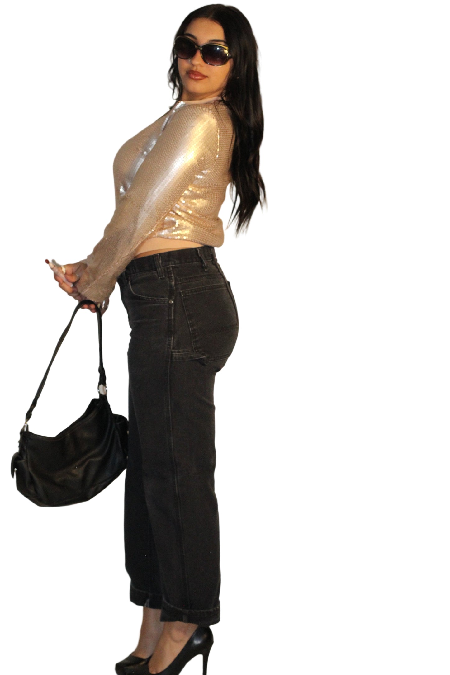 Rose Gold Sequins Jacket