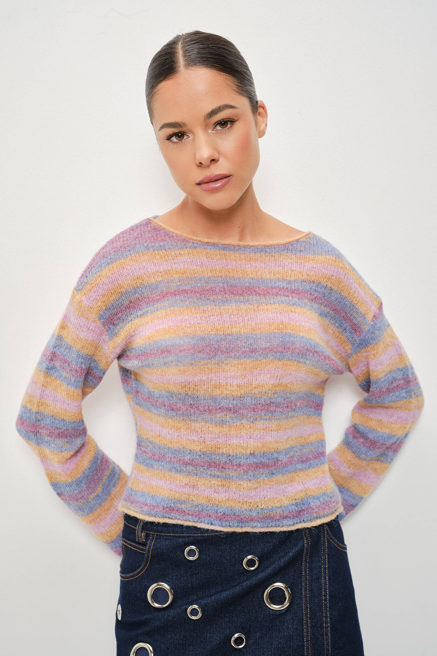 PREORDER Dreamgirl Striped Sweater