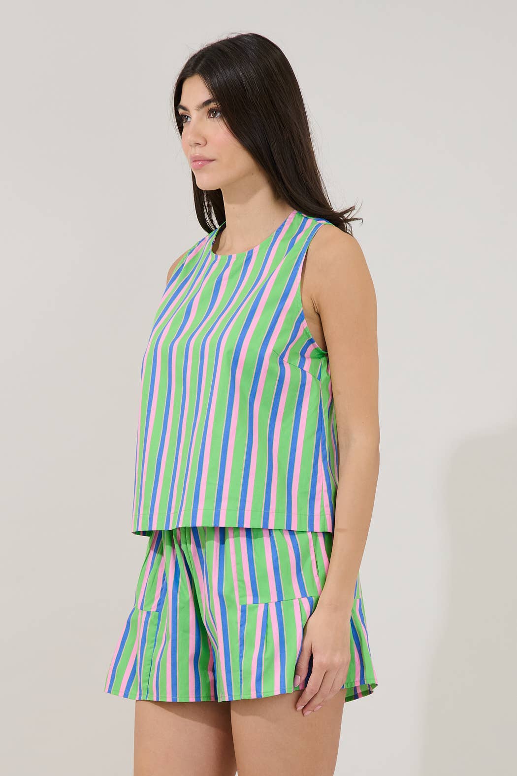 PREORDER Marget Sleeveless Top Stripe