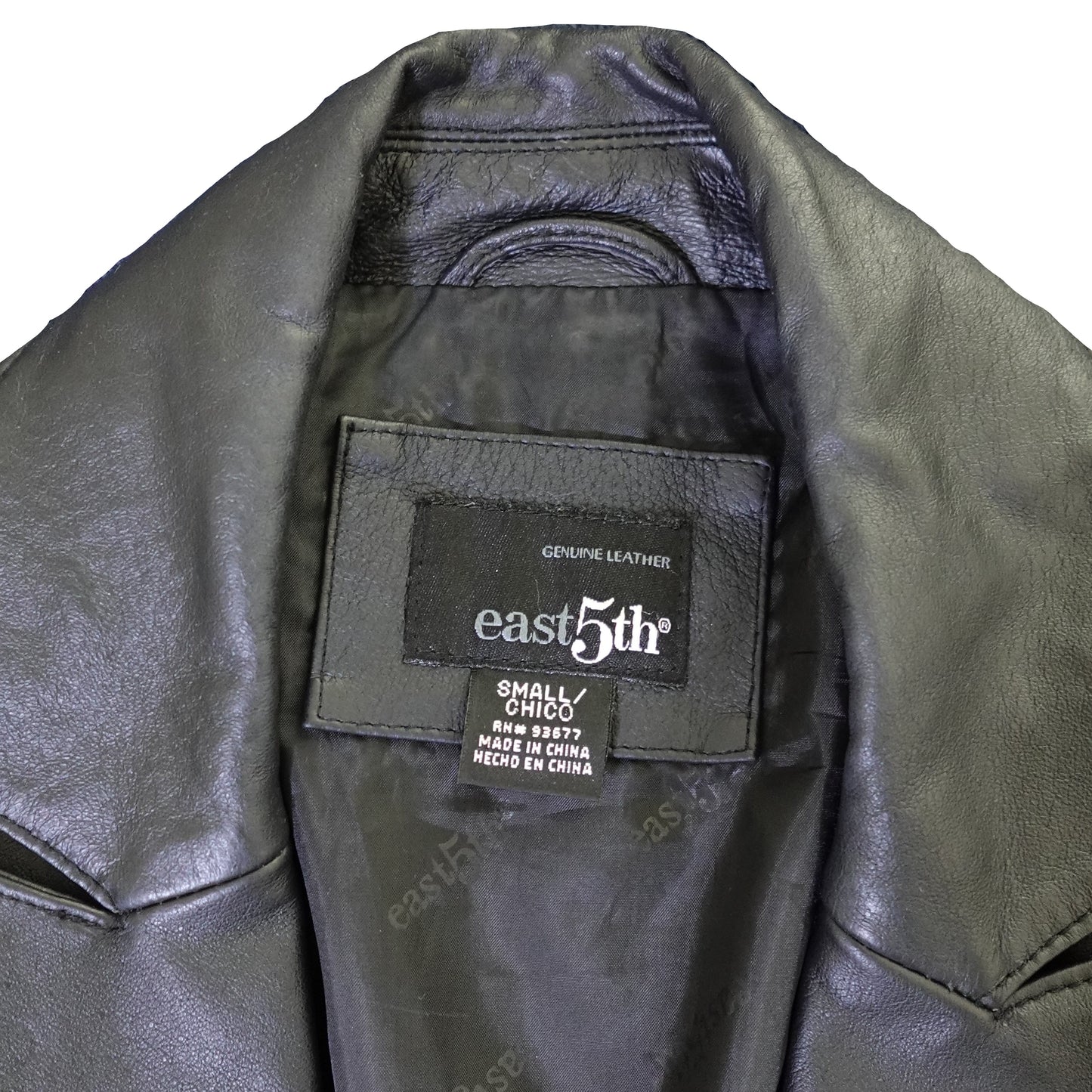 Vintage East 5th Genuine Leather Blazer-S