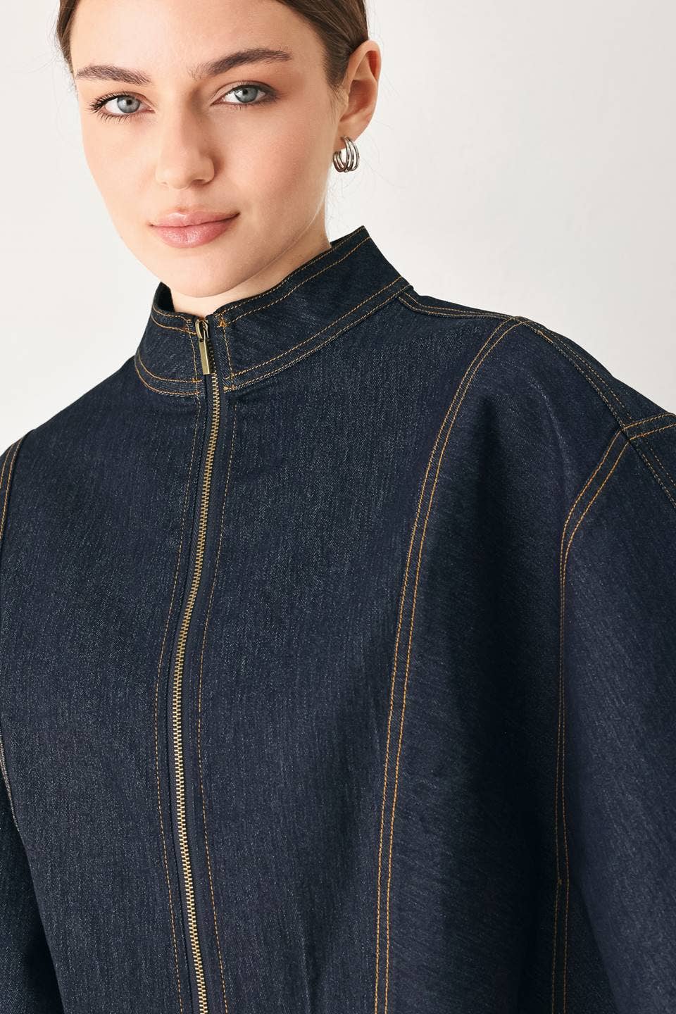 PREORDER After Hours Denim Cape Top