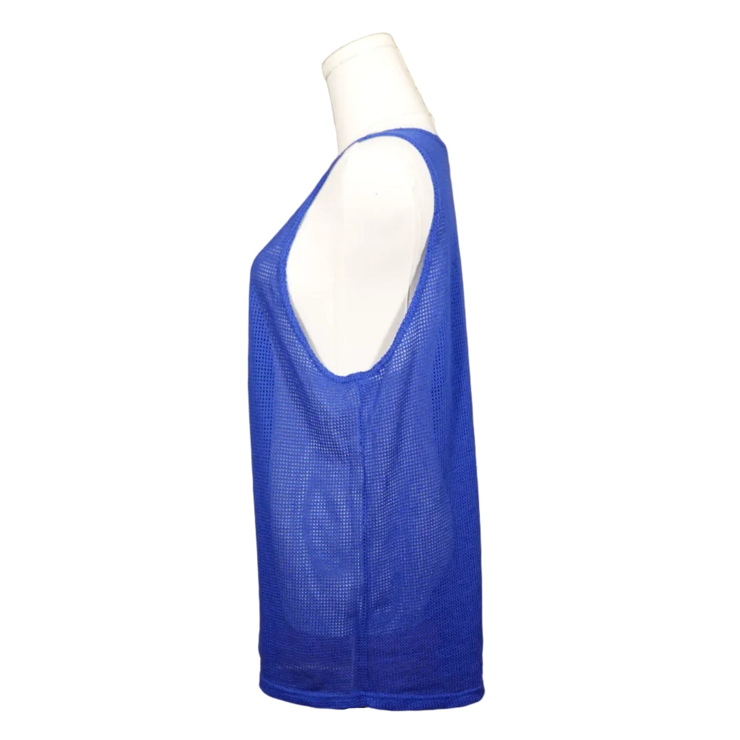 Electric Blue Mesh Layering Tank-M