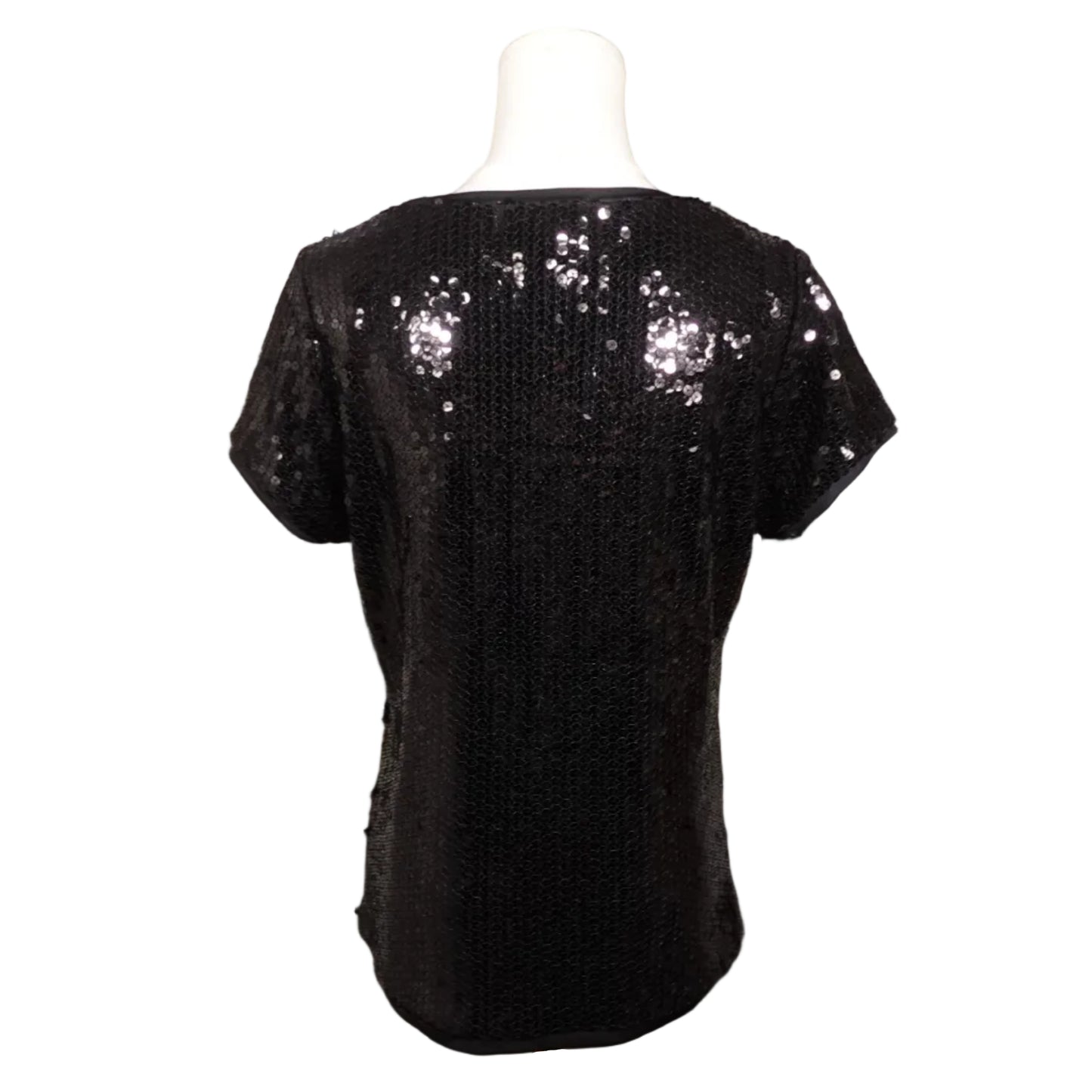Augusta Glimmer Sequin Top-L