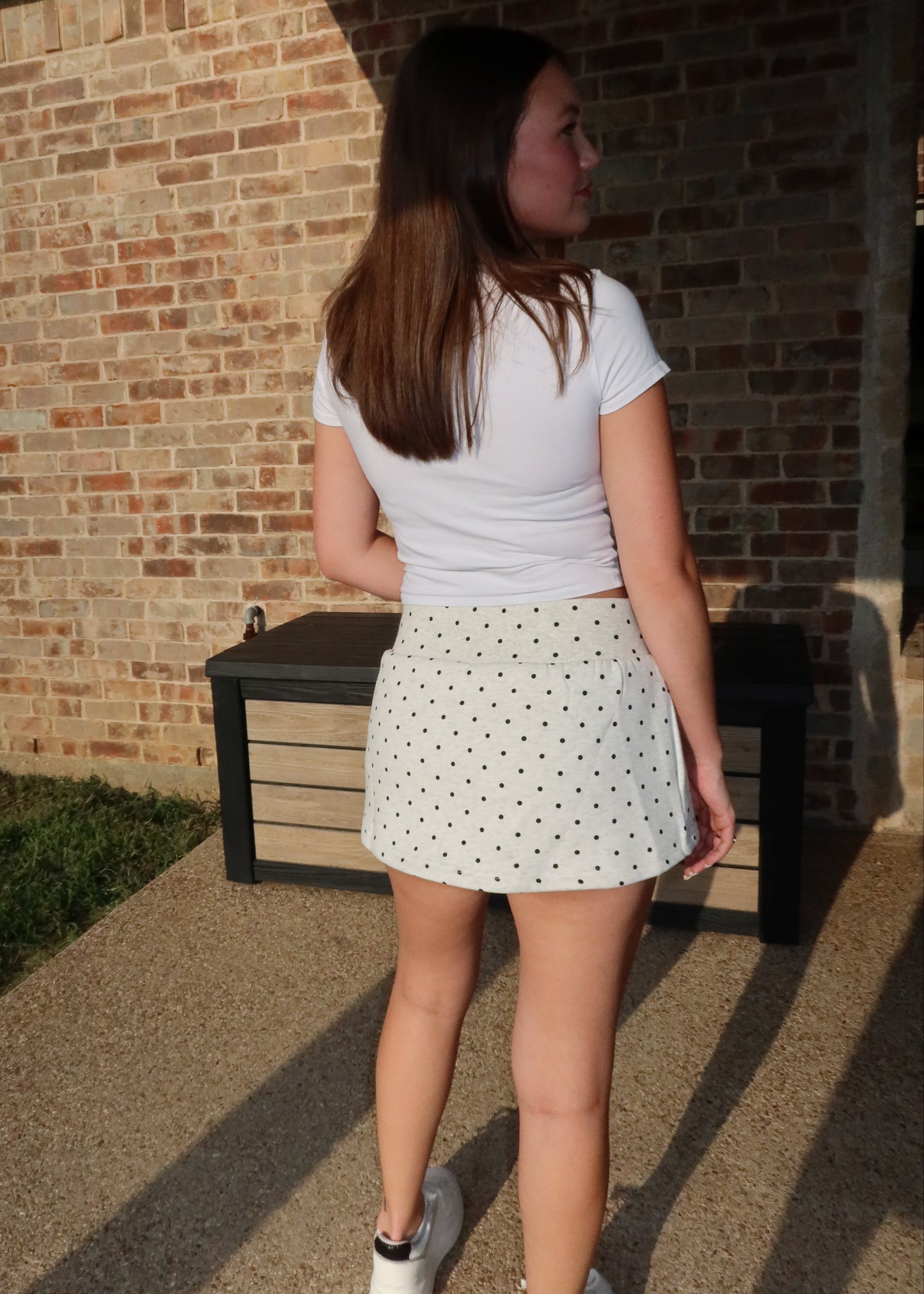 Polka Party Mini Skort