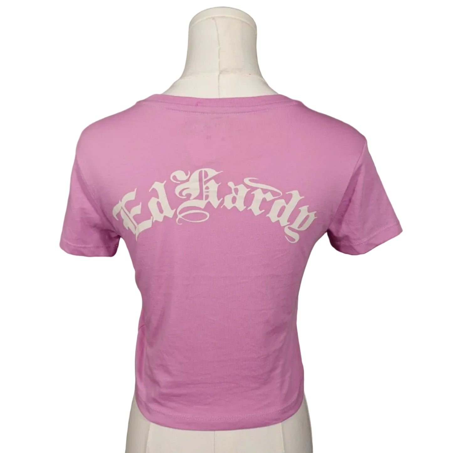 Ed Hardy Pink Tattoo Graphic Baby Tee