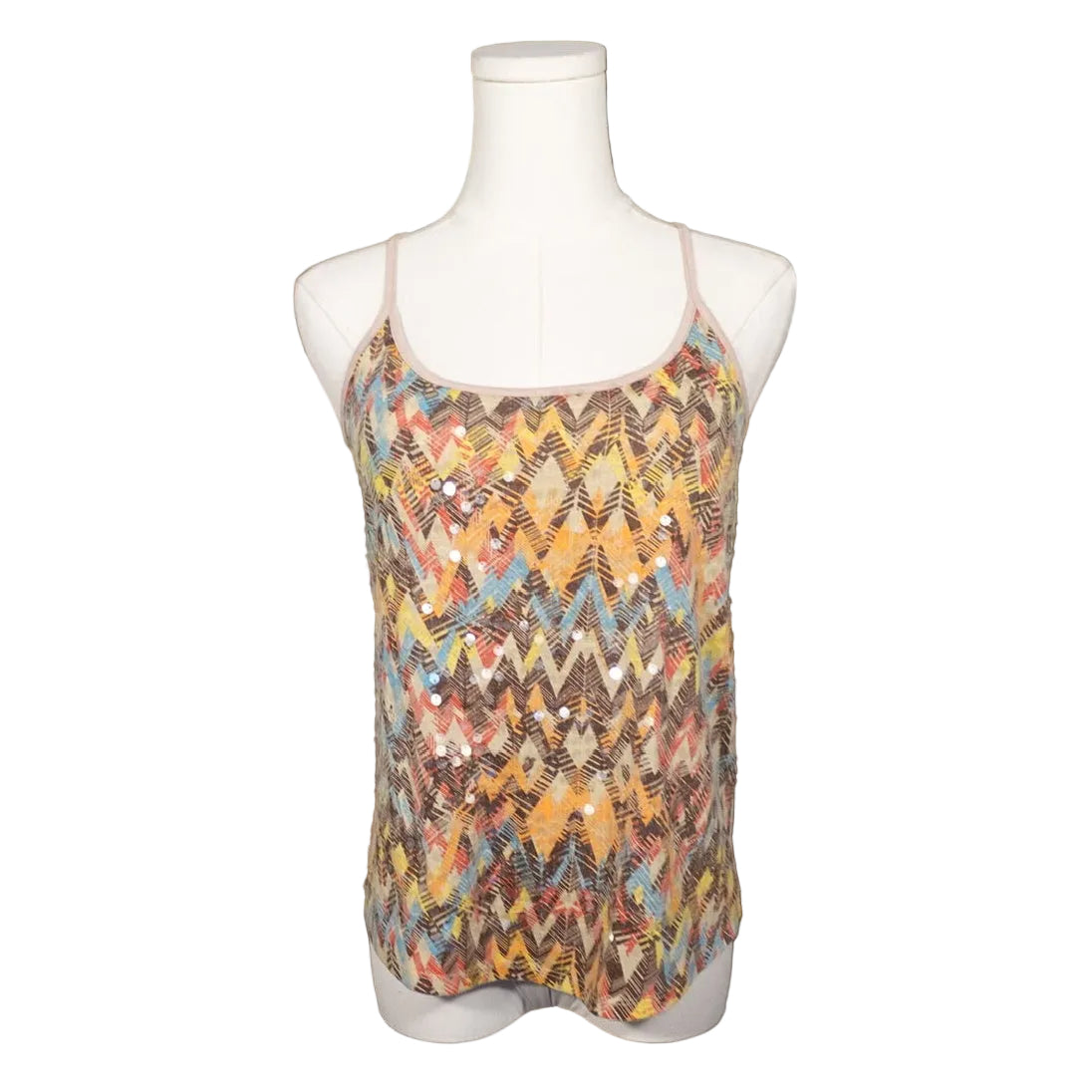 Almost Famous Sequin Summer Tank (S)