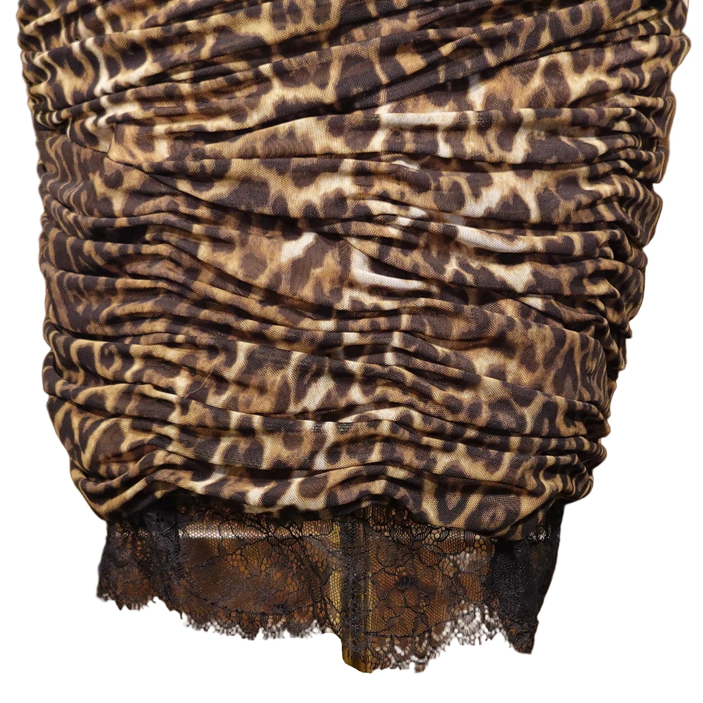 BCBGMAXAZRIA Leopard Luxe Strapless Midi-6