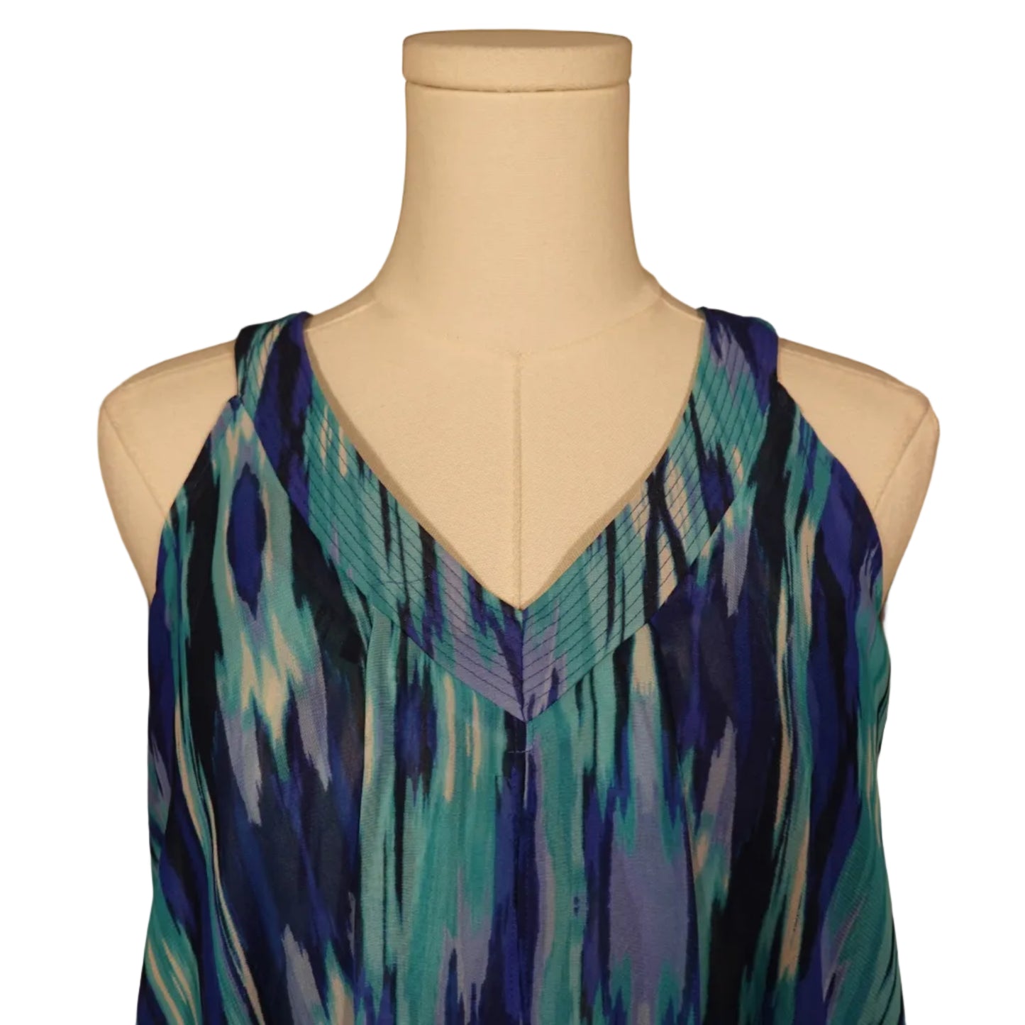 Apt 9 Blue Abstract Flow Tank (M)