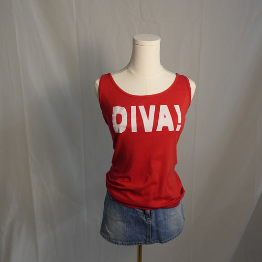 Red DIVA! Tank Top