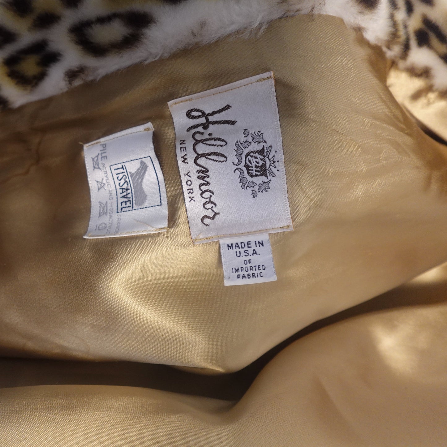 Hilmoor New York x Tissavel France Leopard Faux Fur Coat