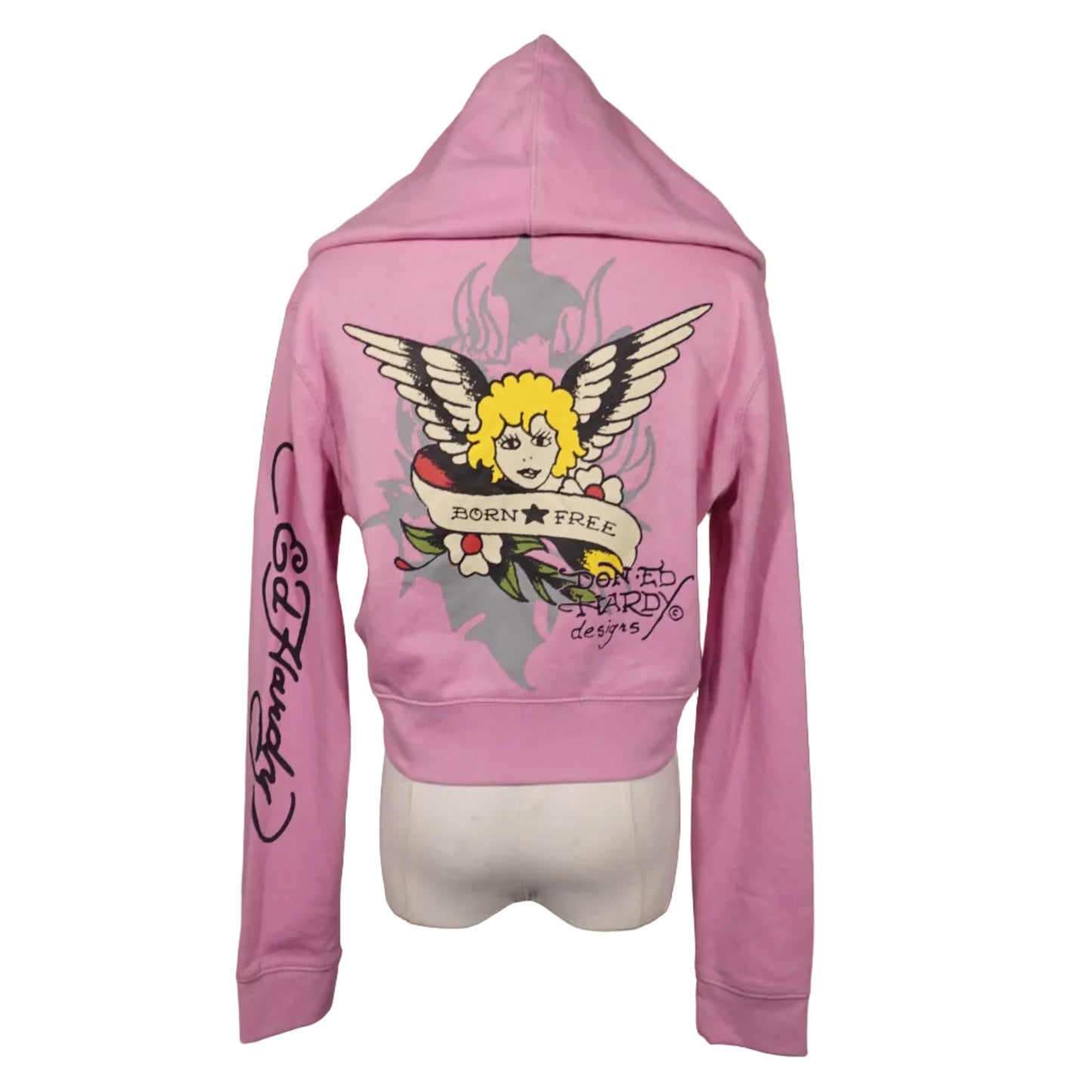 Ed Hardy Pink Angel Jacket-L
