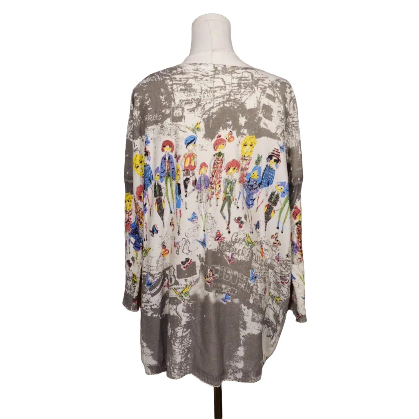 Ellazhu Illustrated Knit Dress