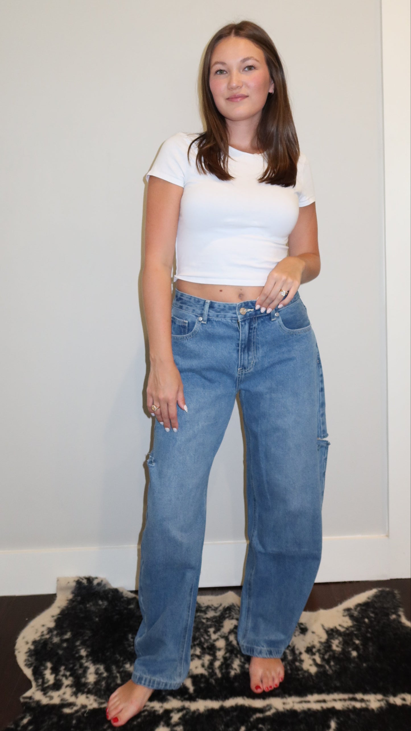 West End Barrel Jeans
