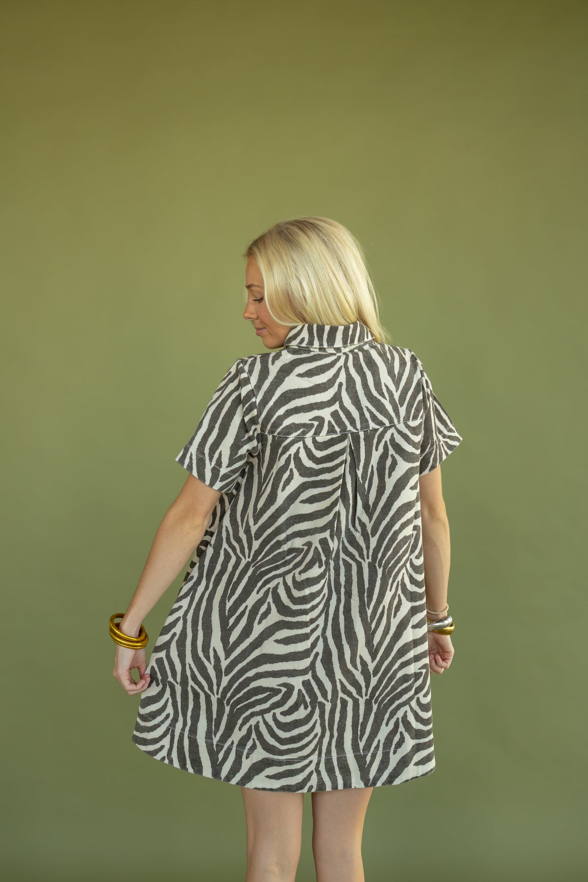 Wild Side Mini Button Down Dress