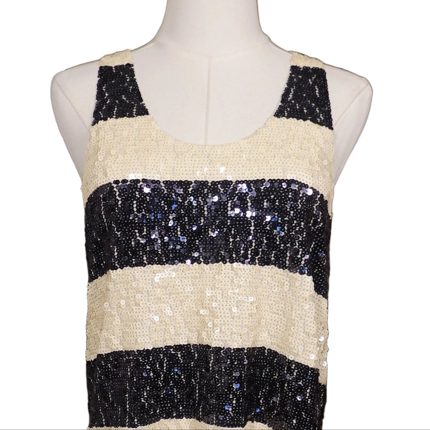J.Crew Sequin Stripe Cami (M)