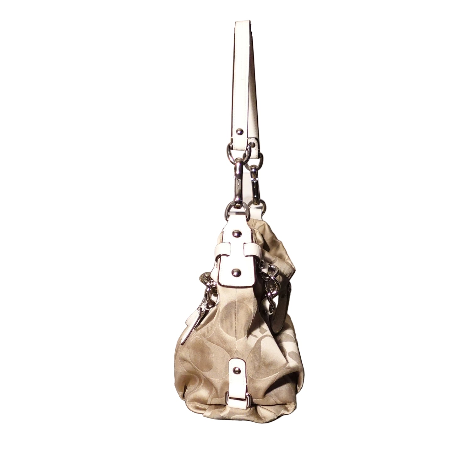 Coach Signature Jacquard Hobo Bag