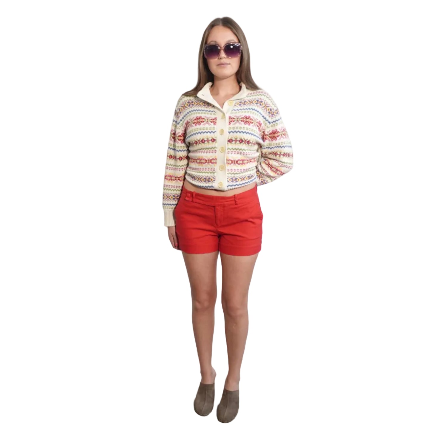 Martin Fit Tailored Mini Shorts - Cherry Red-6